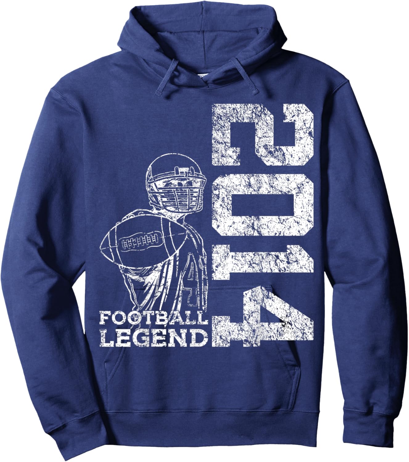 12 Years Football Legend 2014 12th Birthday Hoodie - Hoodie | Navy