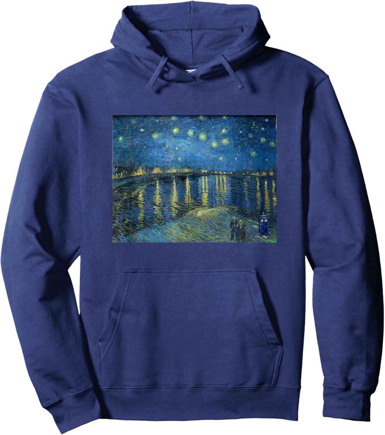 Starry Night Over The Rhone Doctor Visit Hoodie - Hoodie | Navy