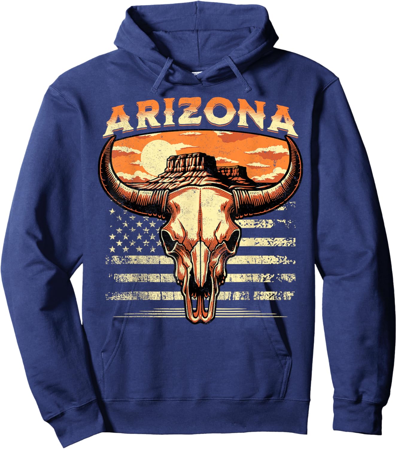 Arizona , Black, S Hoodie - Hoodie | Navy