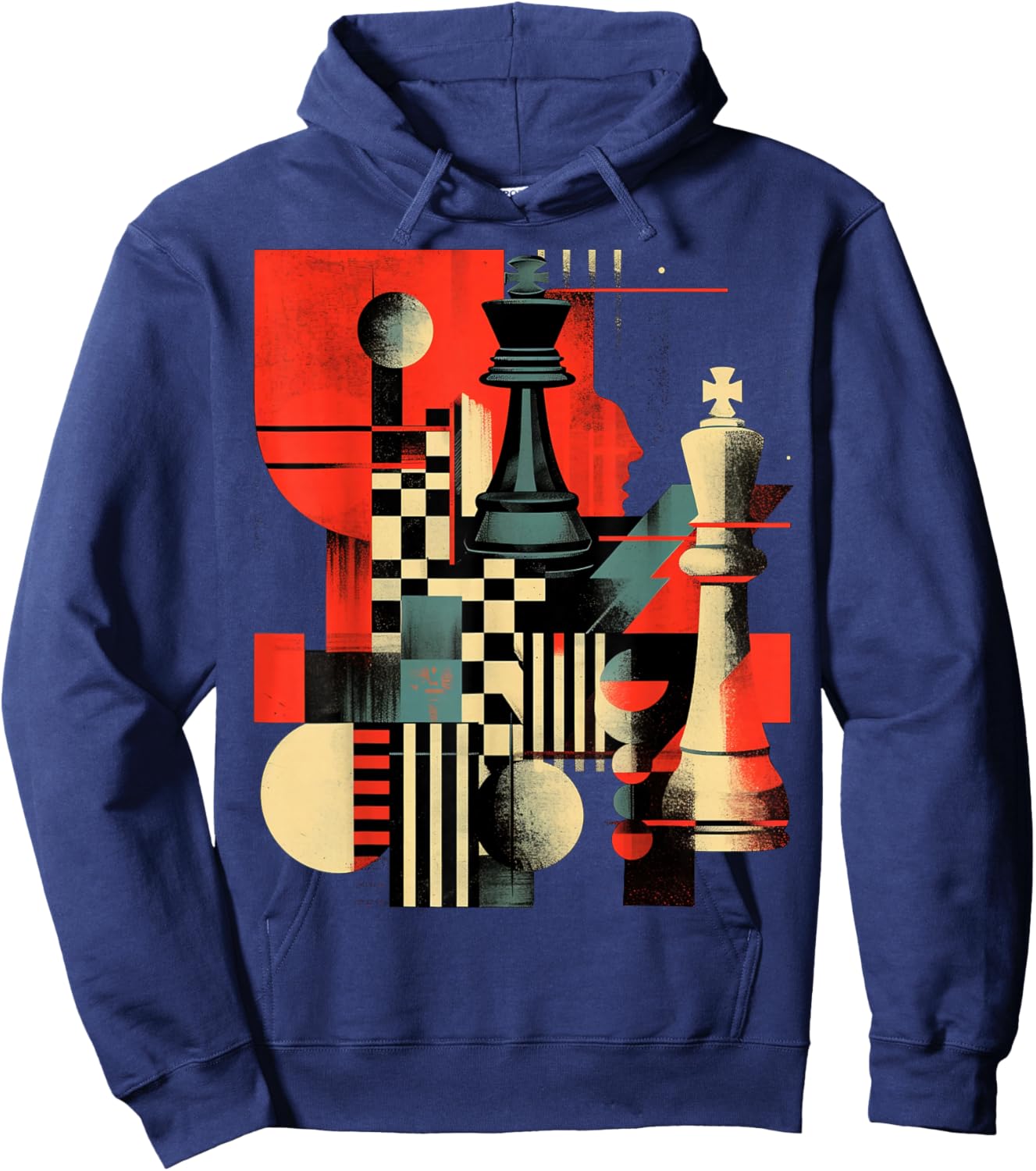 Artistic Chess player Men and Women Chess love Hoodie - Hoodie | Navy