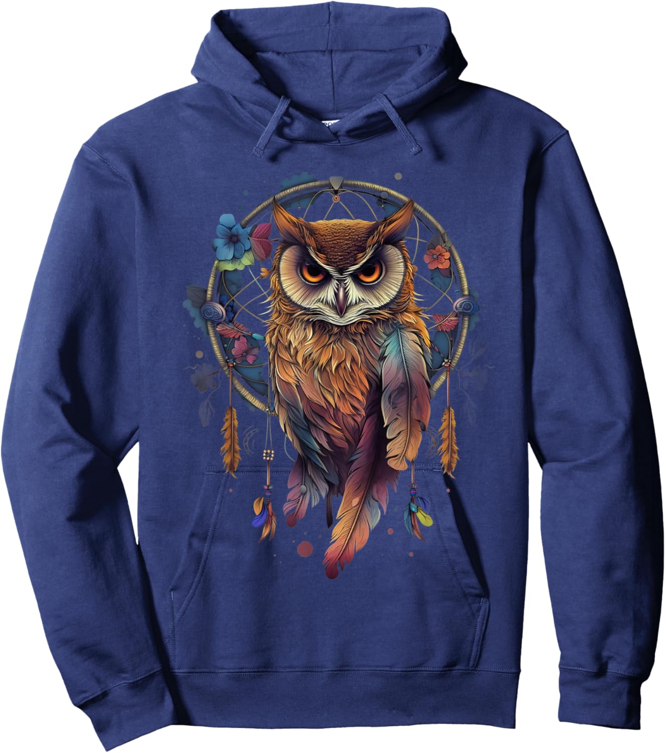 Owl Dream Catcher Bird for a Esotericist Hoodie - Hoodie | Navy