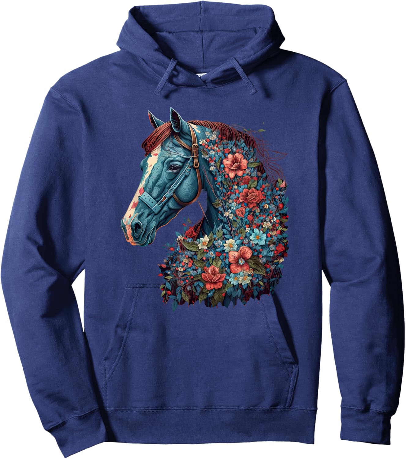 Horse Women kids Girls Riding Horse Lover Hoodie - Hoodie | Navy