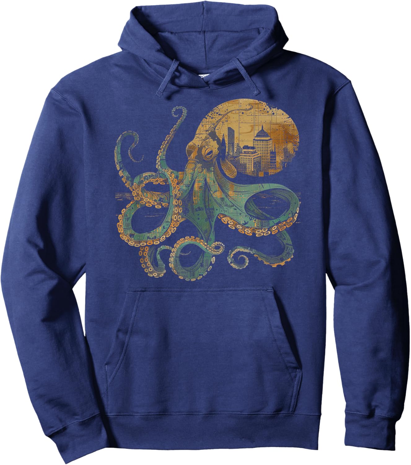 Octopus Shirt / Melodic Hoodie - Hoodie | Navy