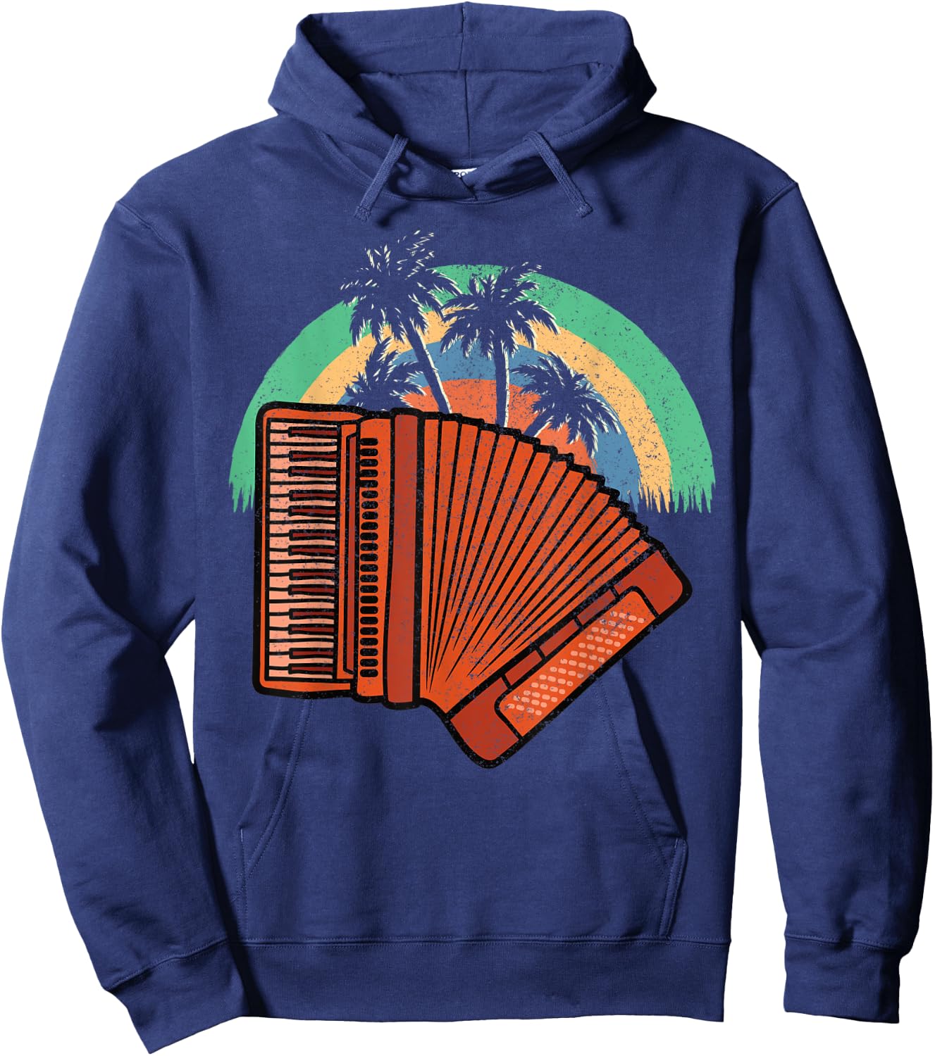 Accordionists Accordionist Accordion Hoodie - Hoodie | Navy
