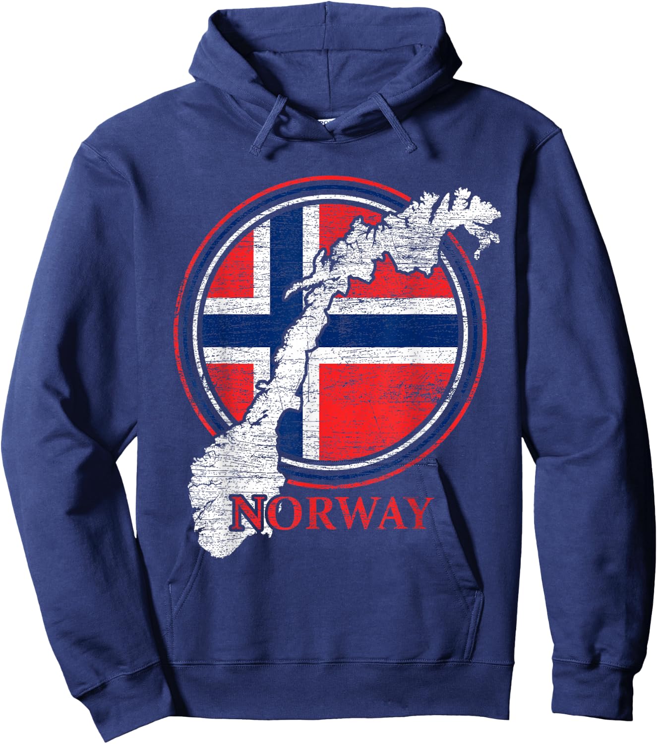 Norway Norwegian Country Scandinavia Norway Hoodie - Hoodie | Navy