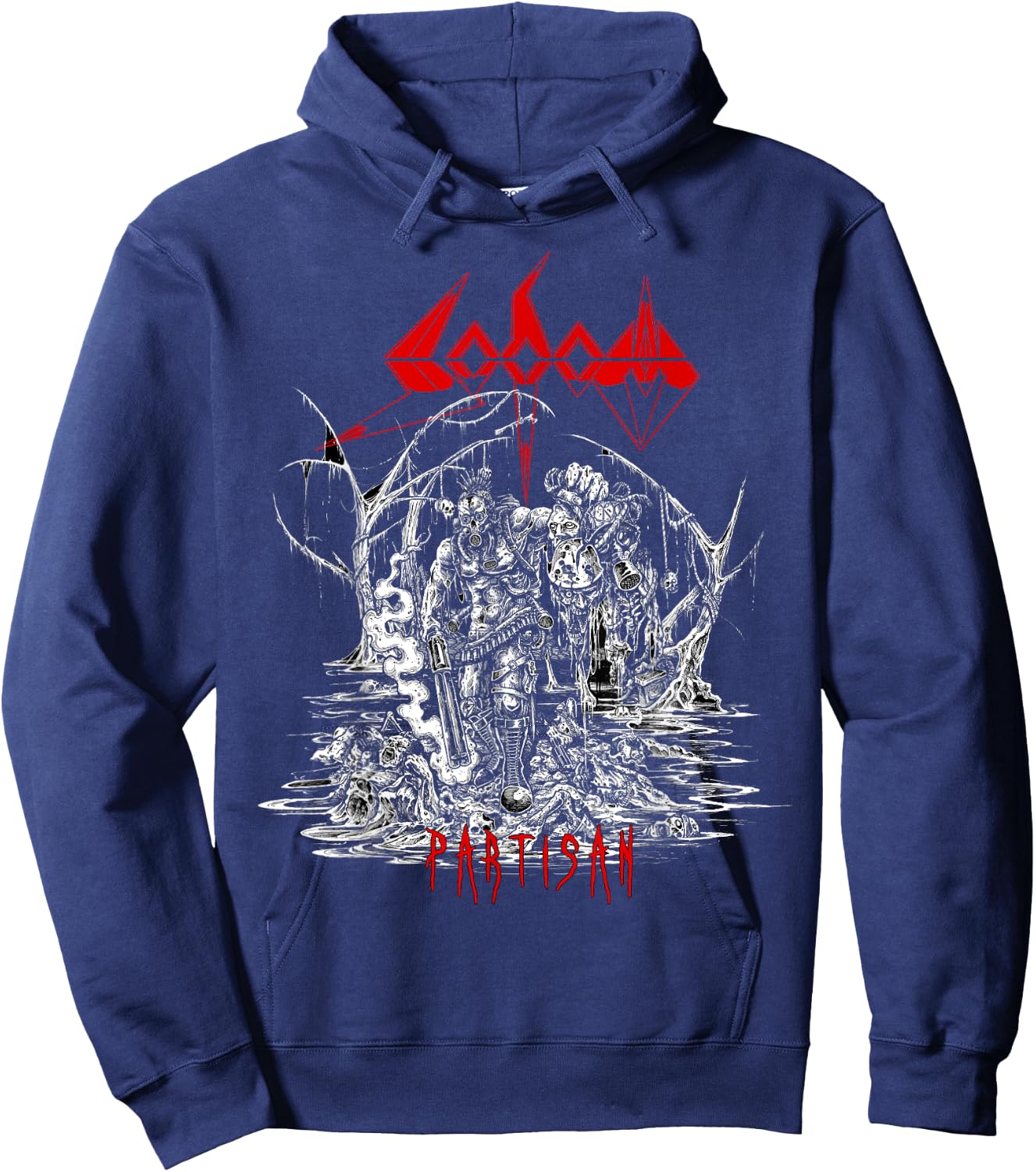Sodom - Partisan - Official Merchandise Hoodie - Hoodie | Navy