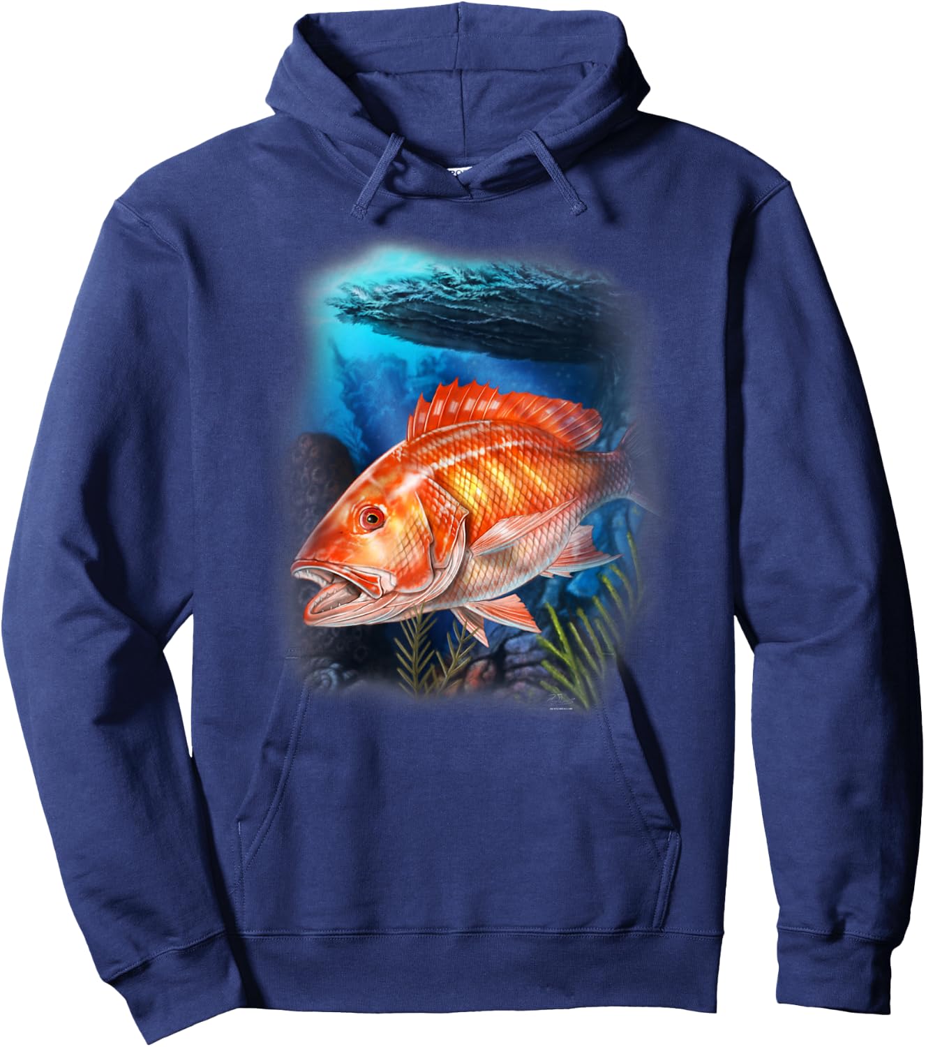 Florida Red Snapper Hoodie - Hoodie | Navy