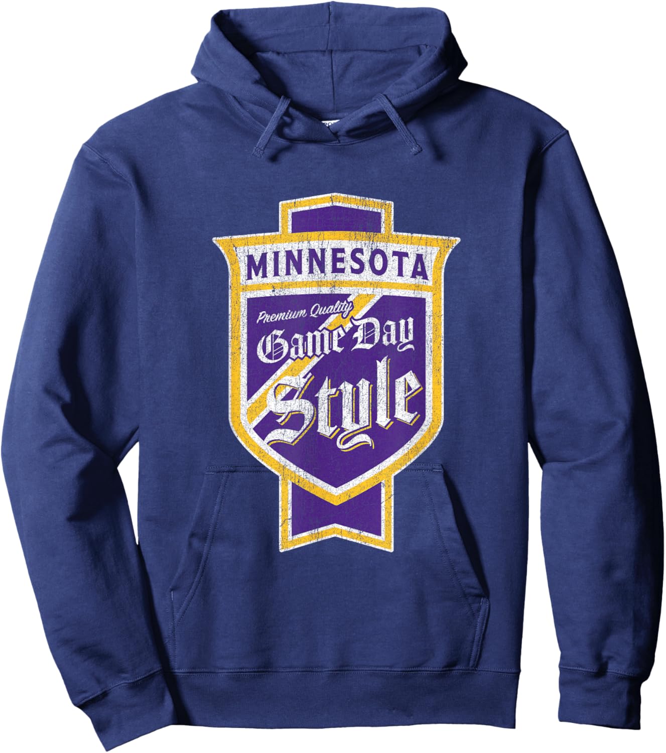 Scandinavian Pride - Minnesota Pride Beer Label Hoodie - Hoodie | Navy