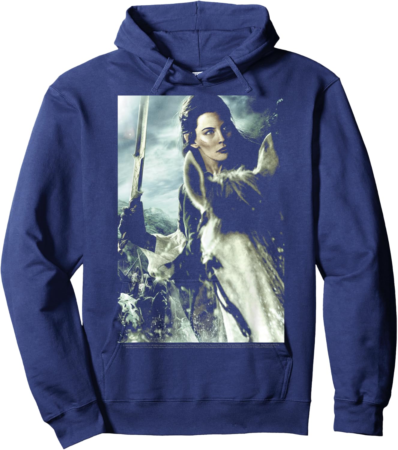 The Lord Of The Rings Arwen Poster Hoodie - Hoodie | Navy
