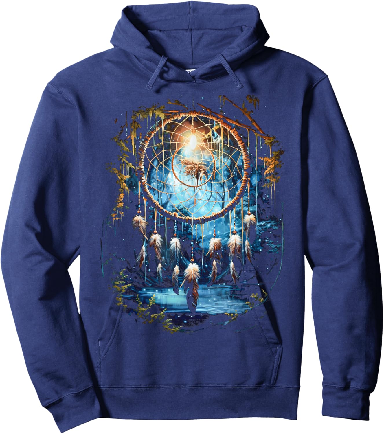 Native American Dreamcatcher Indian Design Hoodie - Hoodie | Navy
