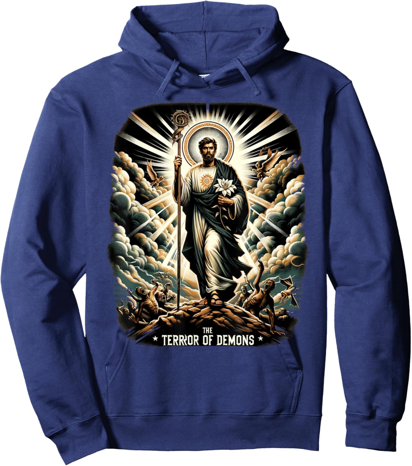Saint Joseph Catholic Father And Worker Hoodie - Hoodie | Navy