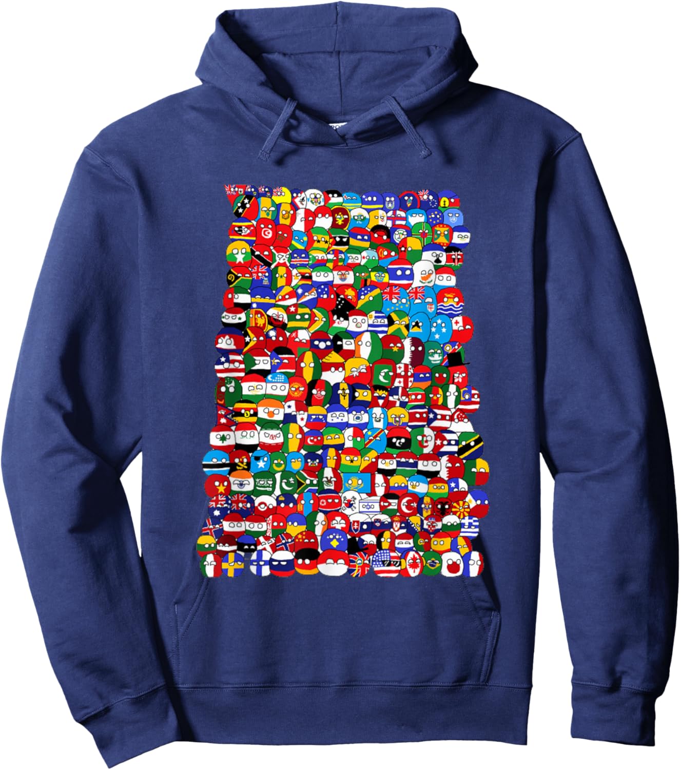 Countryballs world flags Hoodie - Hoodie | Navy