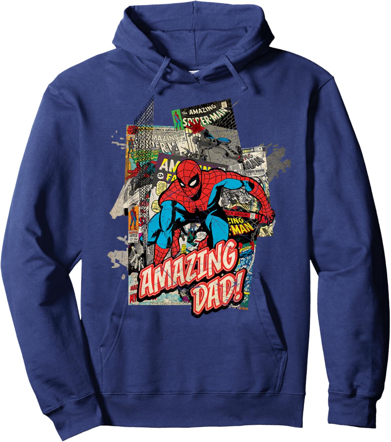 Marvel Spider-Man Amazing Dad for Father's Day Hoodie - Hoodie | Navy