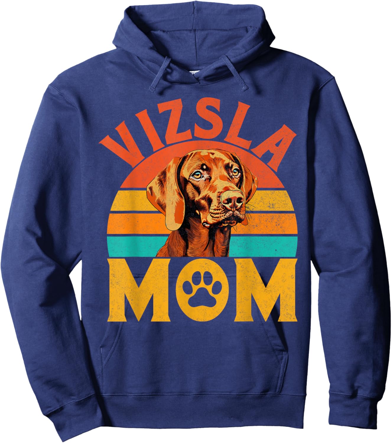 Vizsla Mom Vizsla Hoodie - Hoodie | Navy