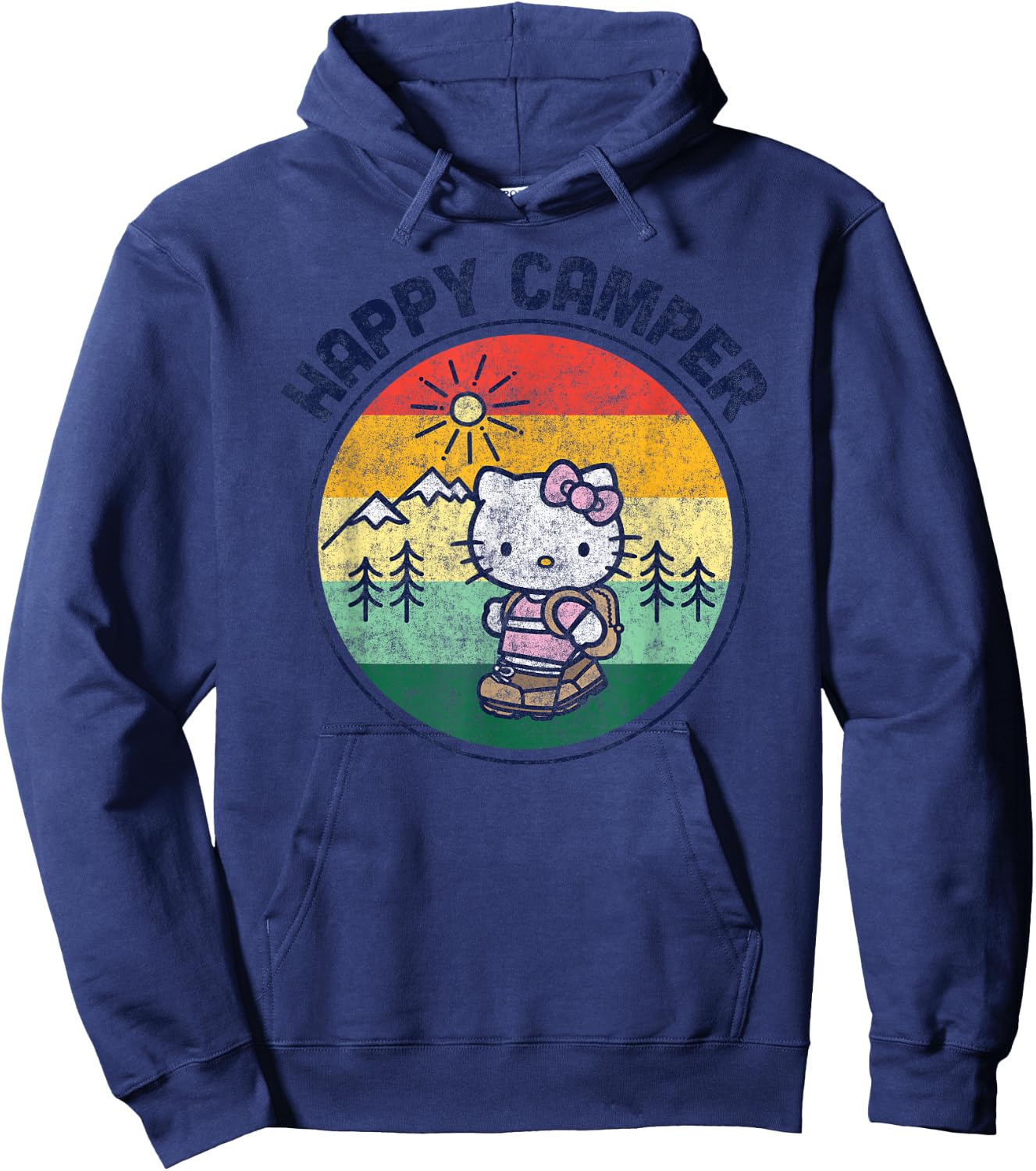 Hello Kitty Happy Camper Hoodie - Hoodie | Navy