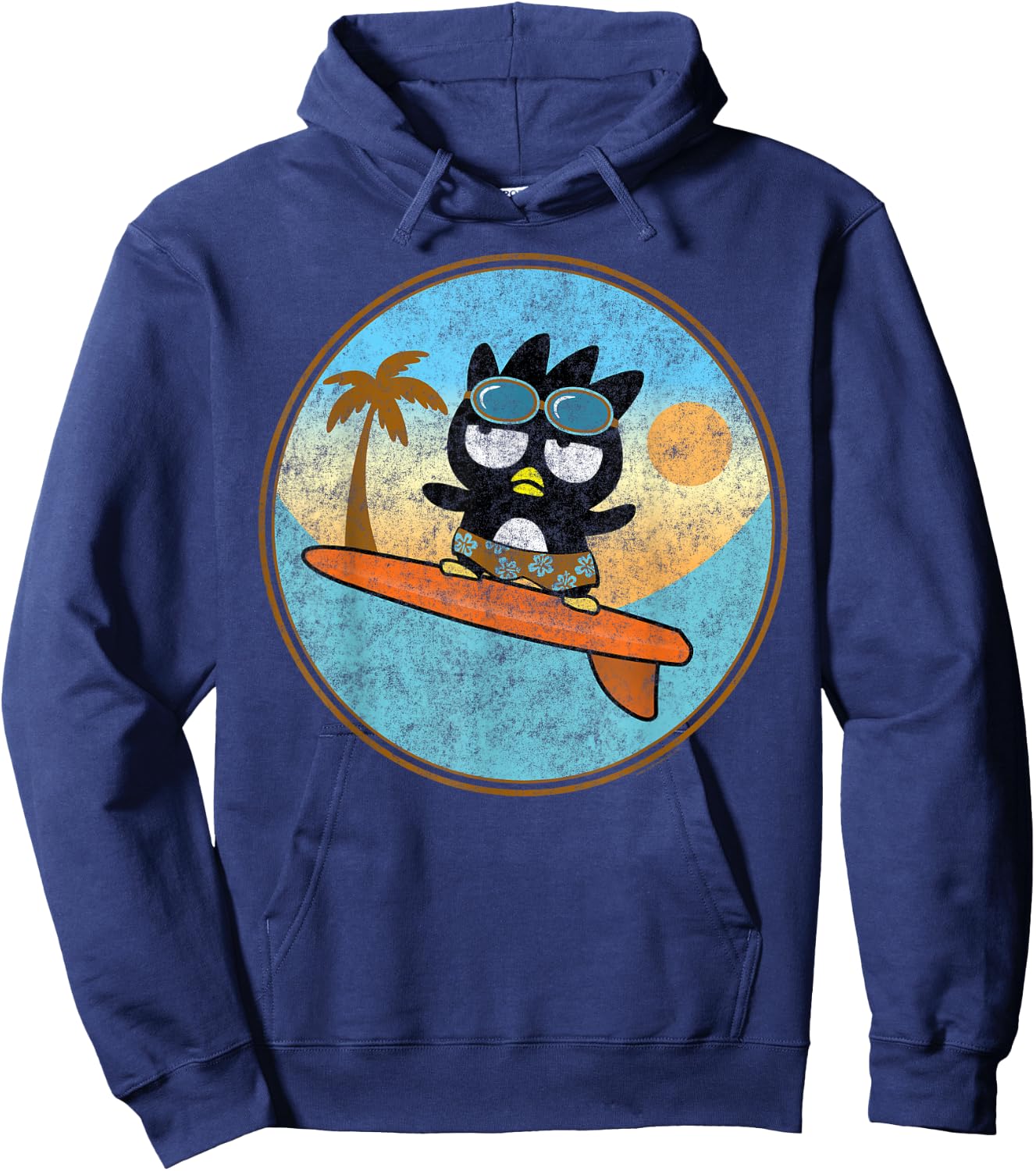 Badtz-Maru Surfing Hoodie - Hoodie | Navy