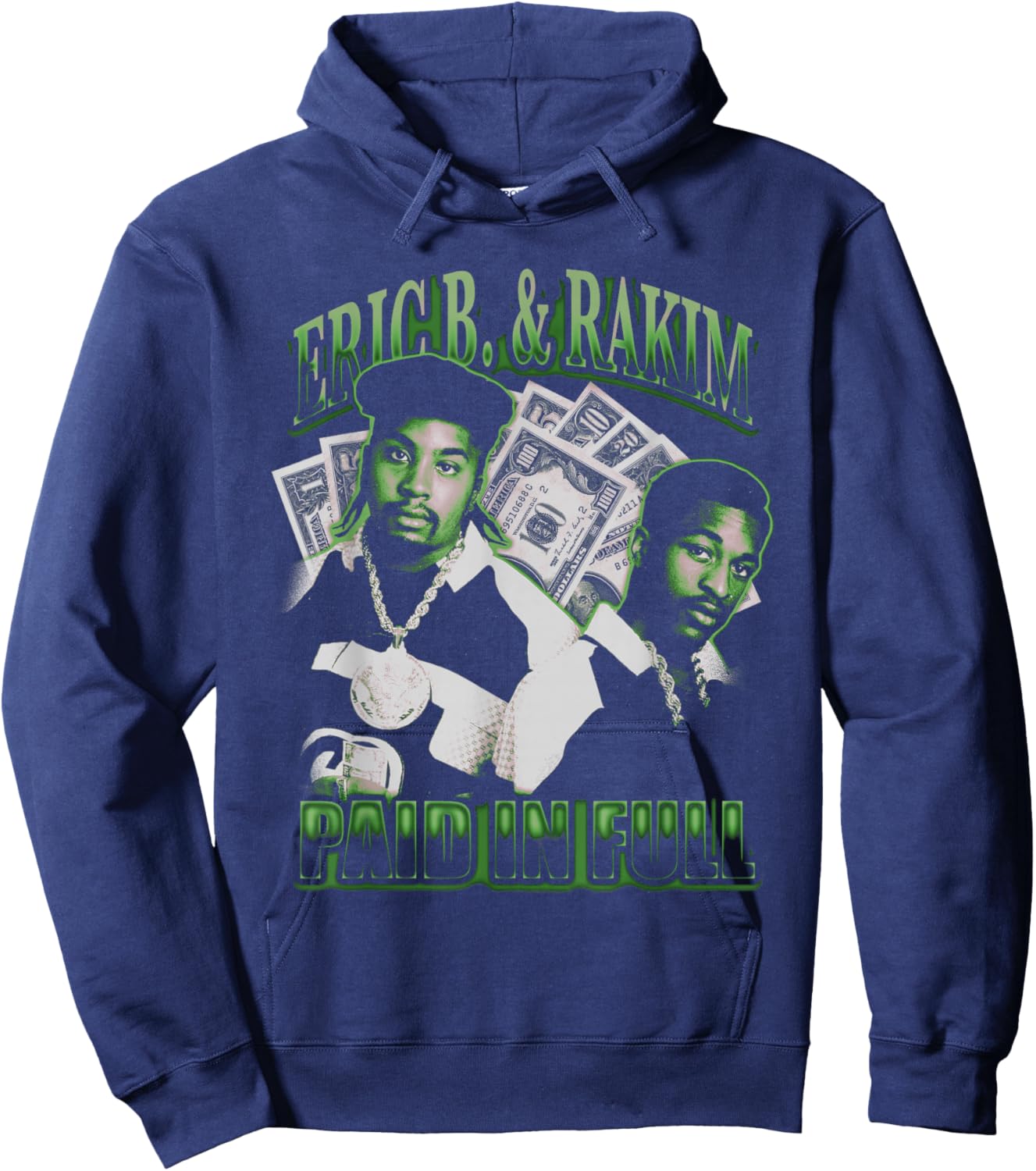 Eric B & Rakim – Paid In Full Hoodie - Hoodie | Navy