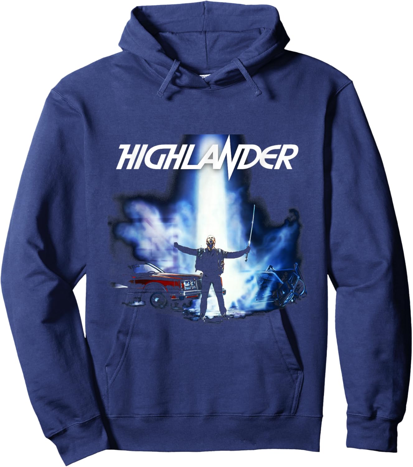 Highlander 1986 Helden des Alltags Vatertag Hoodie - Hoodie | Navy