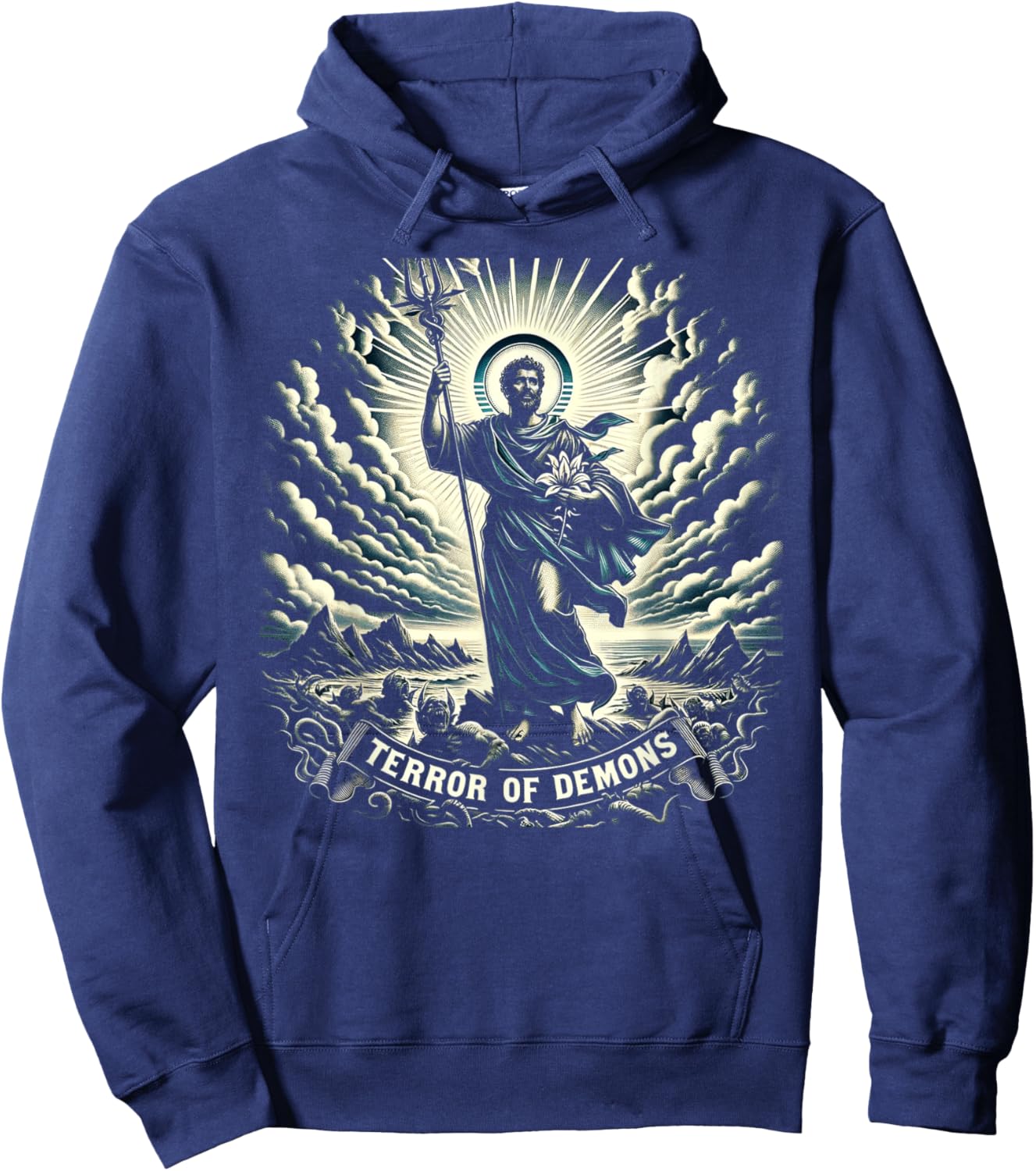 Saint Joseph Catholic Father And Worker Hoodie - Hoodie | Navy