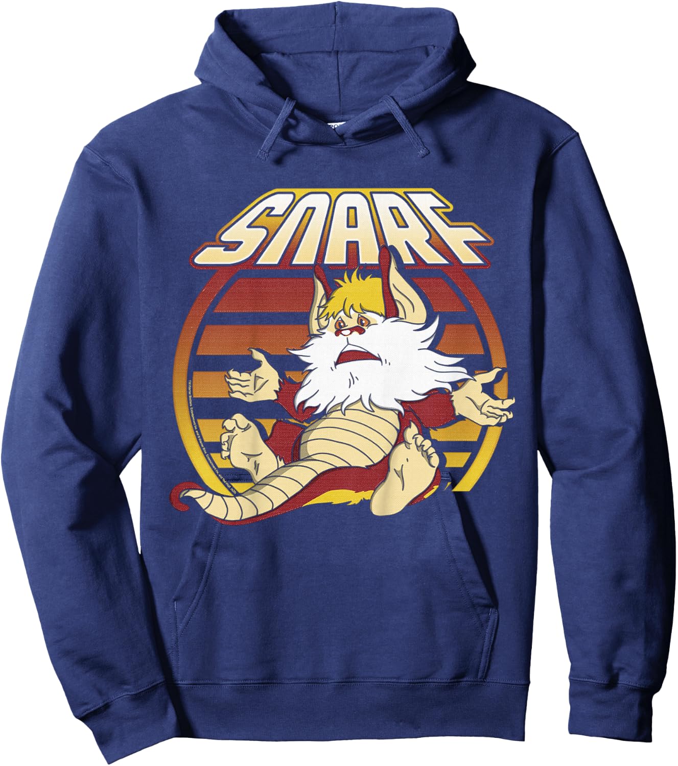 Kids ThunderCats Snarf Retro Sunset Portrait Hoodie - Hoodie | Navy