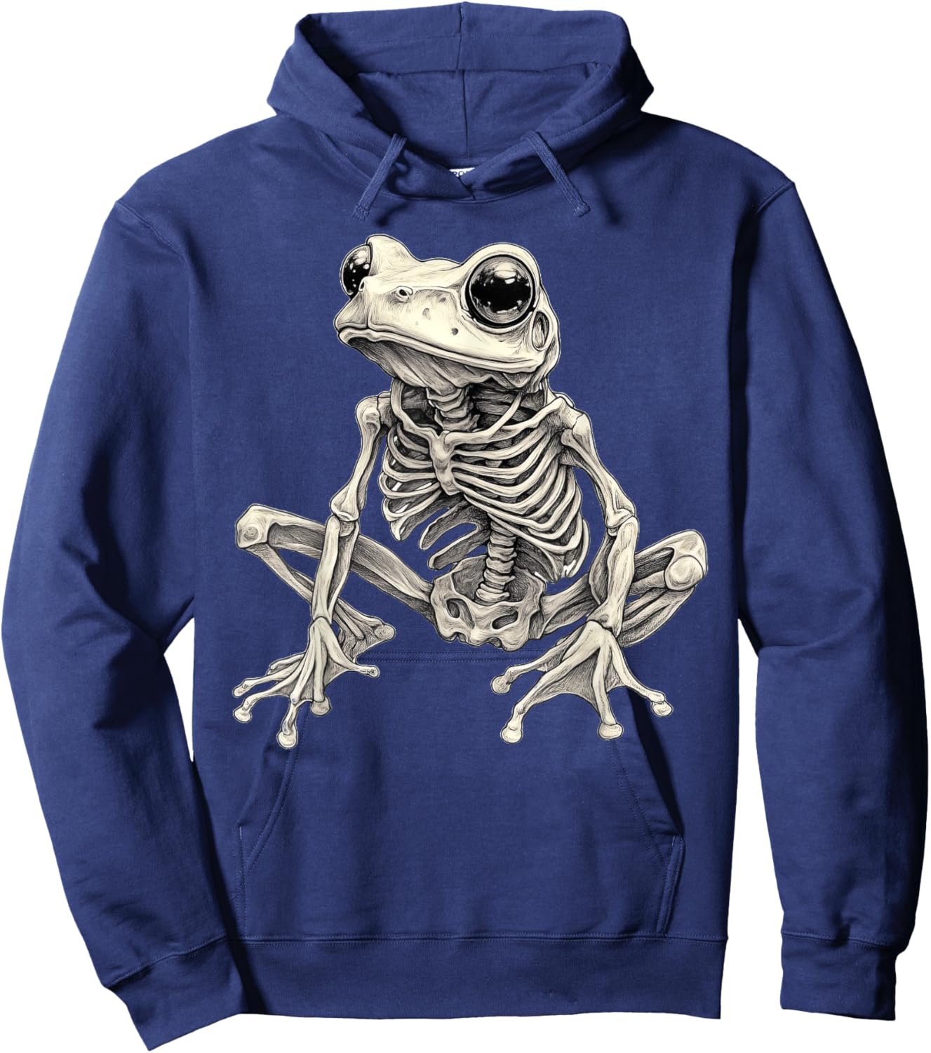 Frog Skeleton Halloween Hoodie - Hoodie | Navy