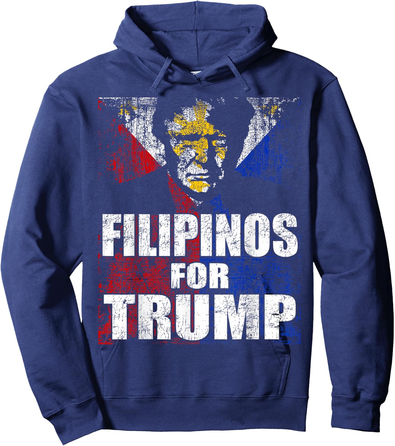 Filipinos For Trump Hoodie - Hoodie | Navy