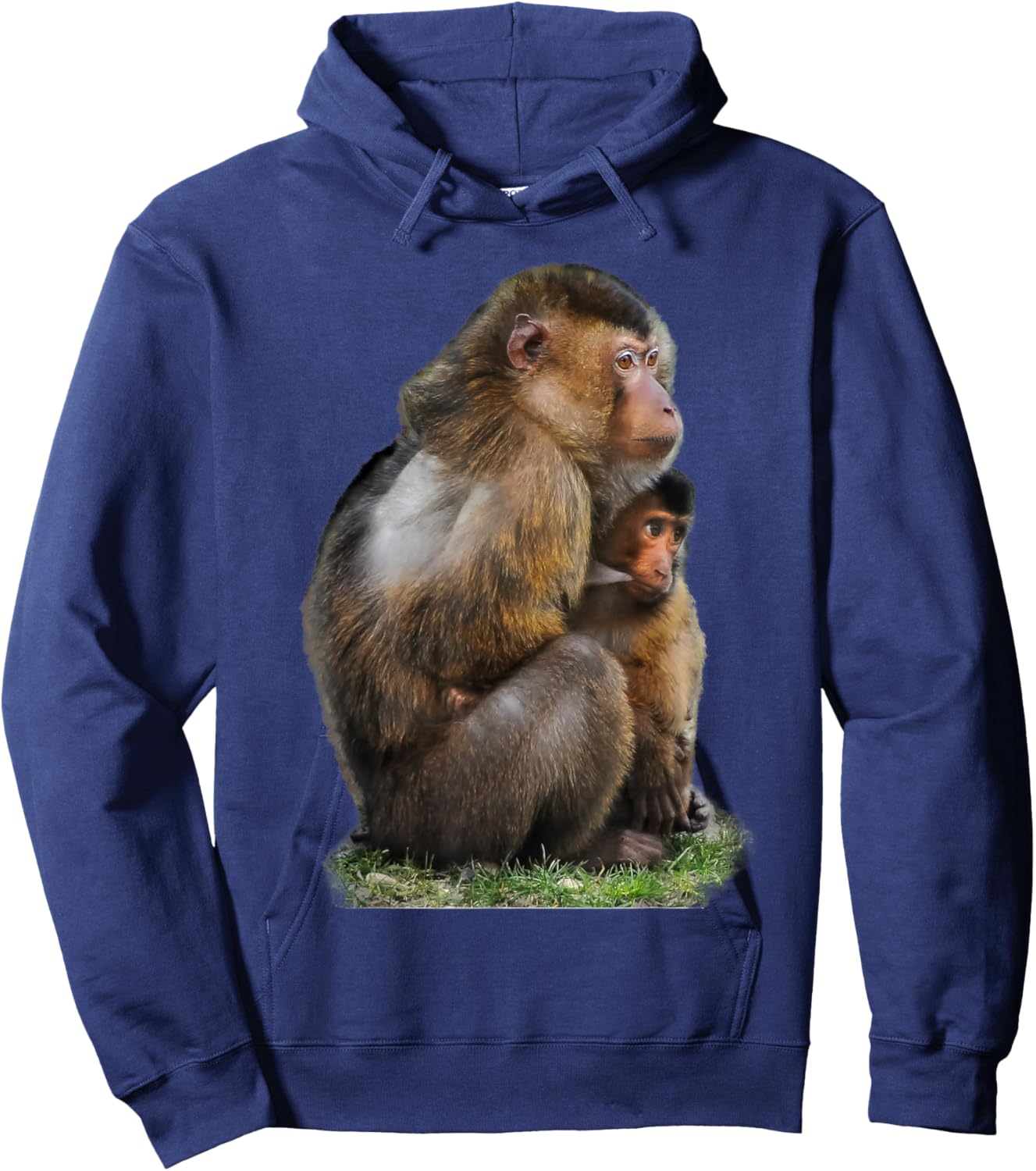 Really Like Macaque Monkey Macaques Hoodie - Hoodie | Navy