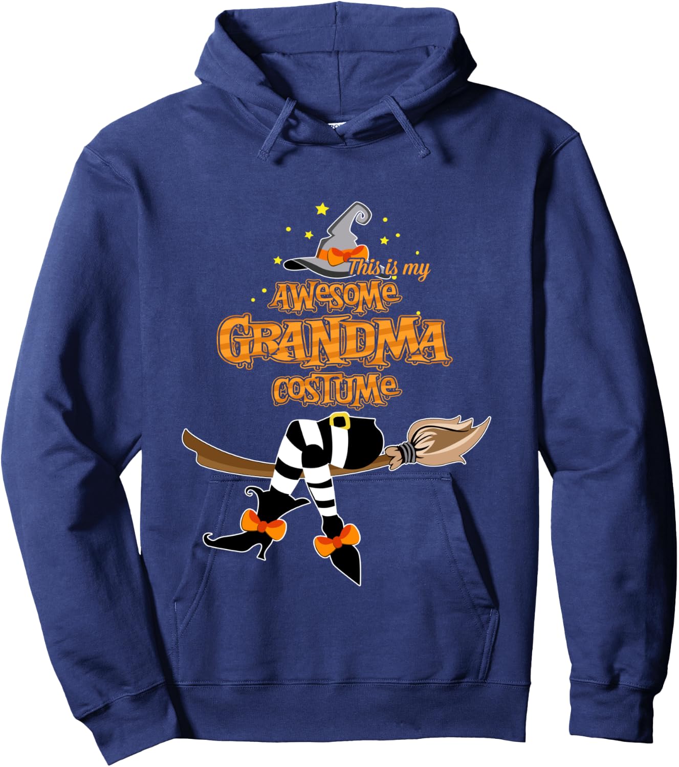 This Is My Awesome Grandma Costume - Halloween Hoodie - Hoodie | Navy