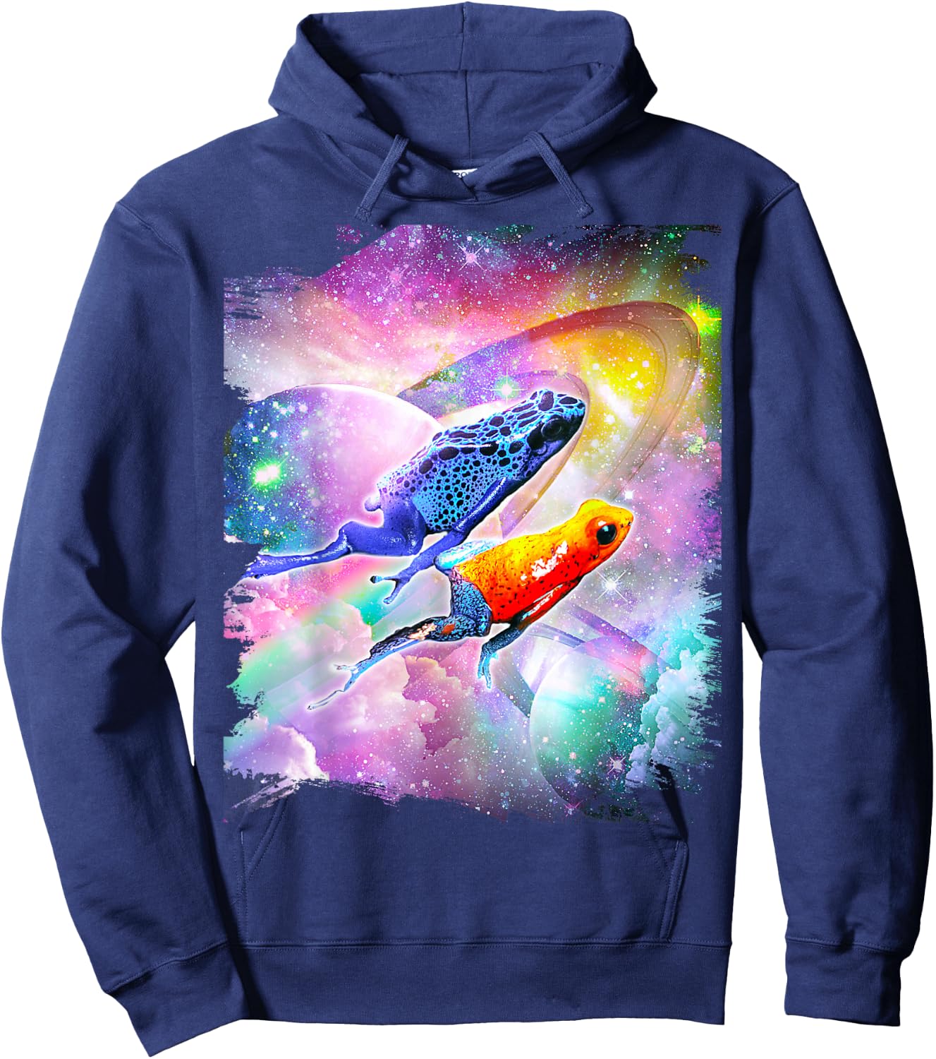 Poison Arrow Frog in Space Hoodie - Hoodie | Navy