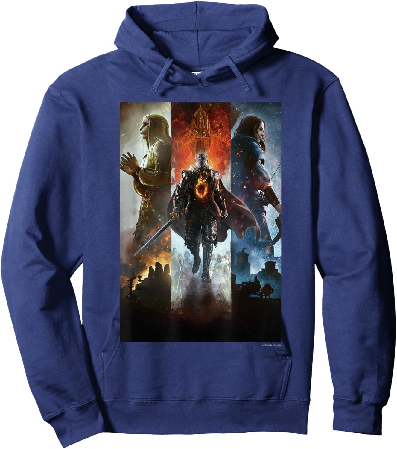 Dragon's Dogma 2 Key Art Hoodie - Hoodie | Navy