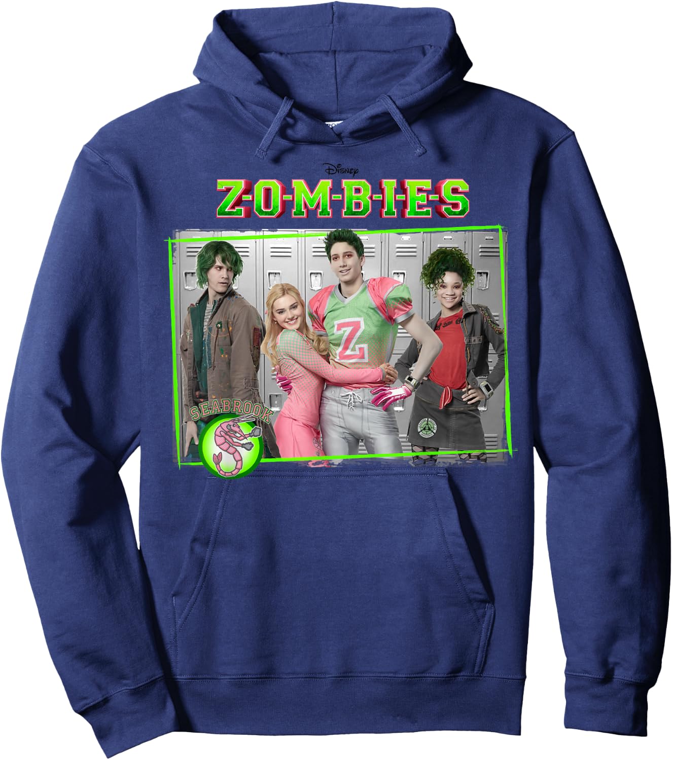 Zombies - Zed and Addison Hoodie - Hoodie | Navy