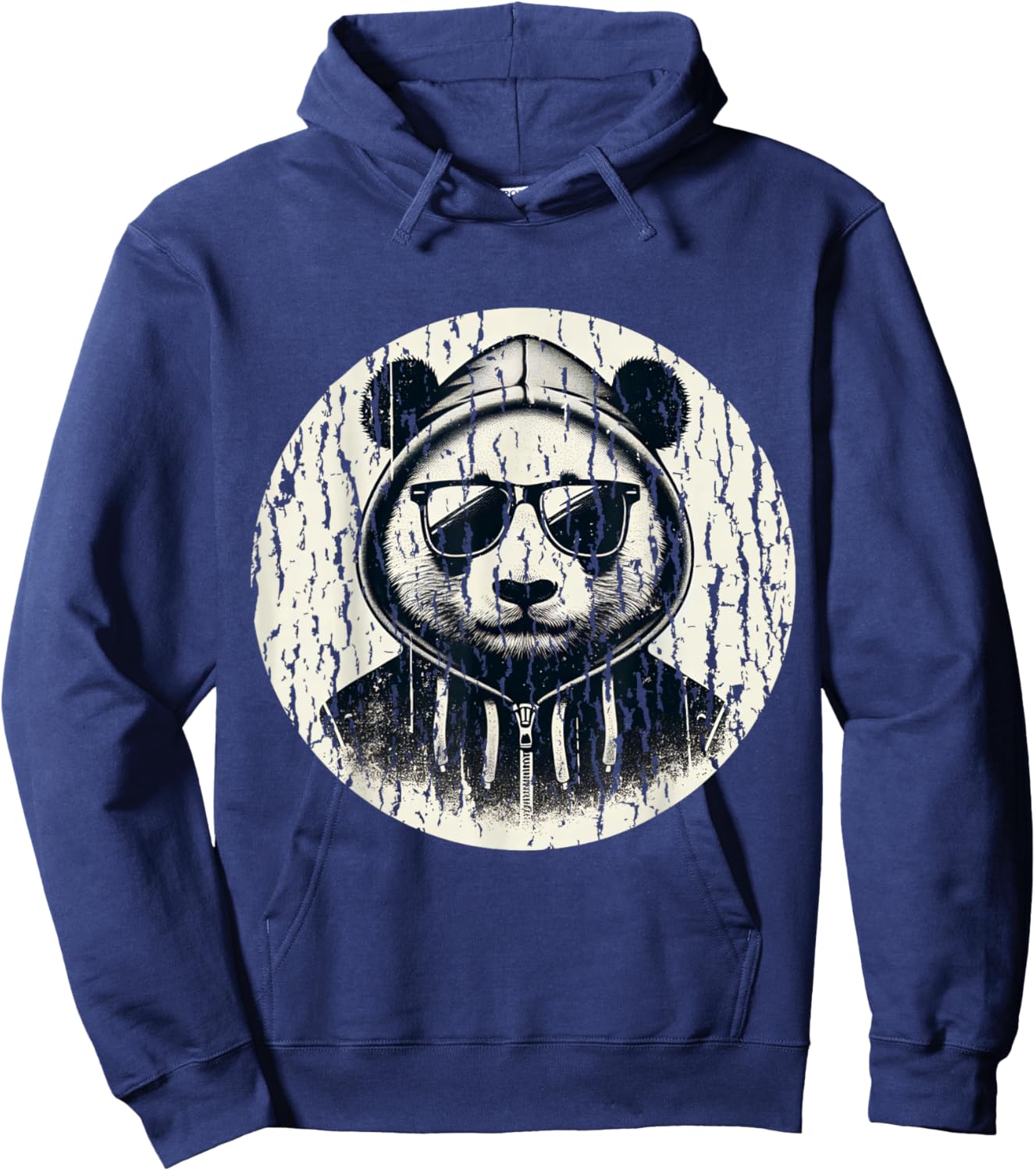 Gangsta Panda Bear Cool Panda Hoodie - Hoodie | Navy
