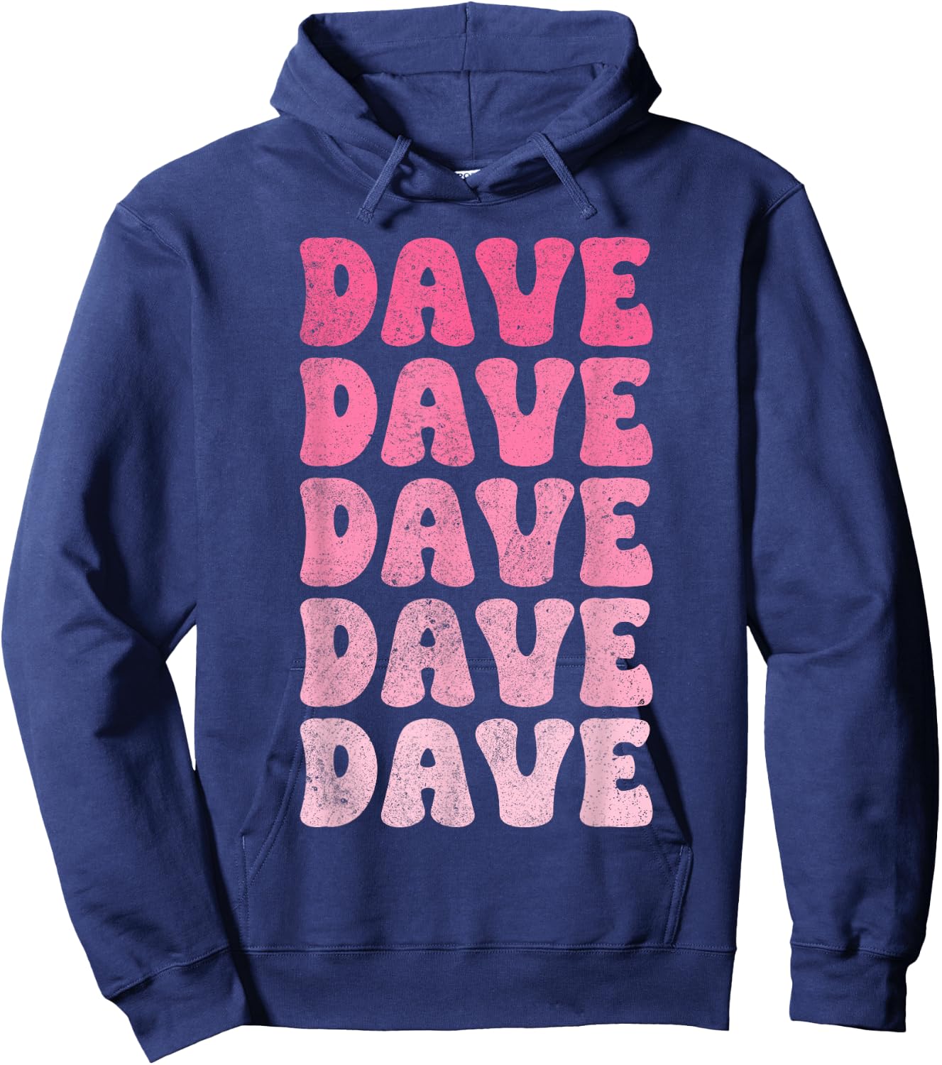 Dave Vintage Retro Hoodie - Hoodie | Navy