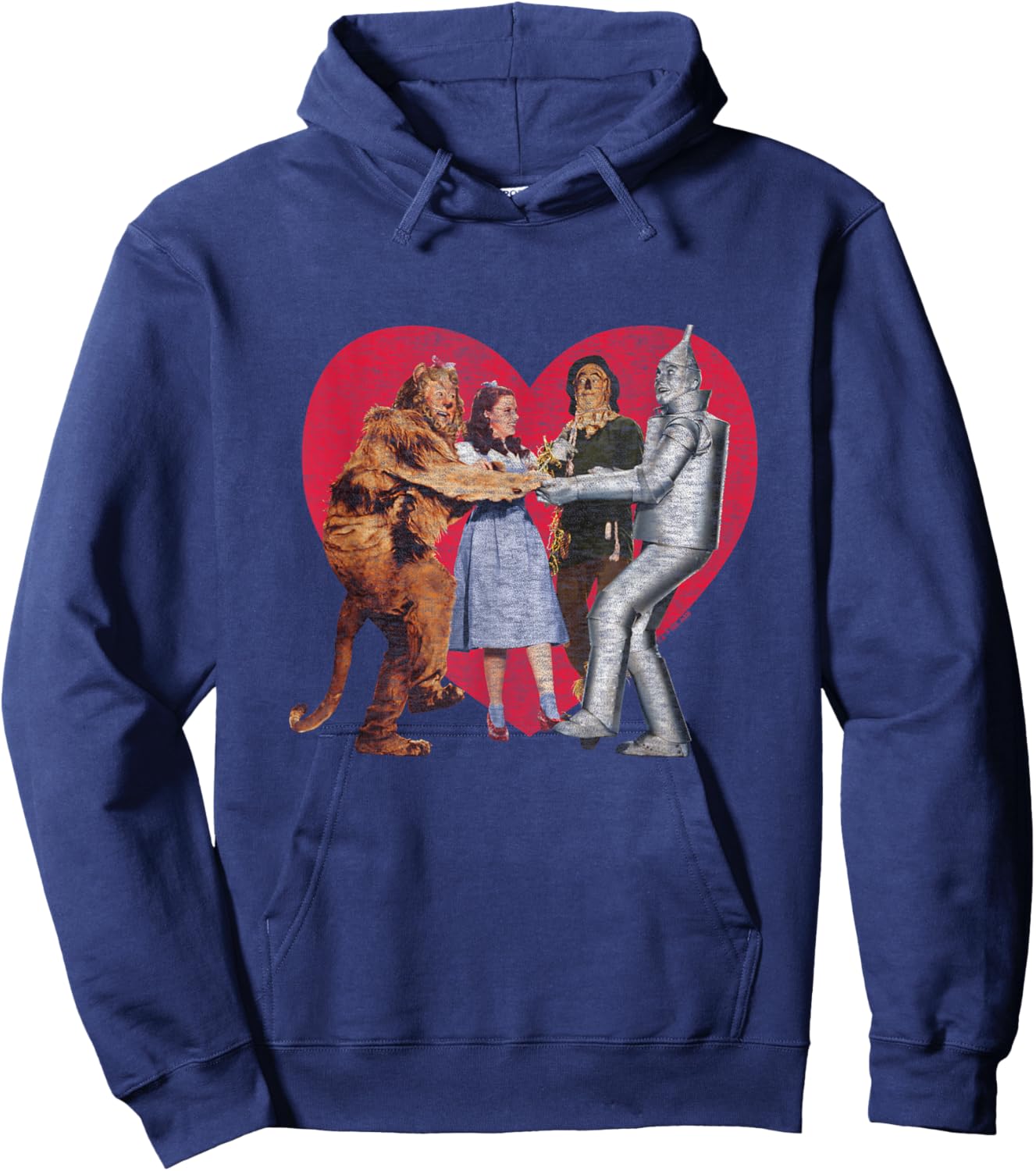The Wizard of Oz - Oz Group Photo Heart Hoodie - Hoodie | Navy