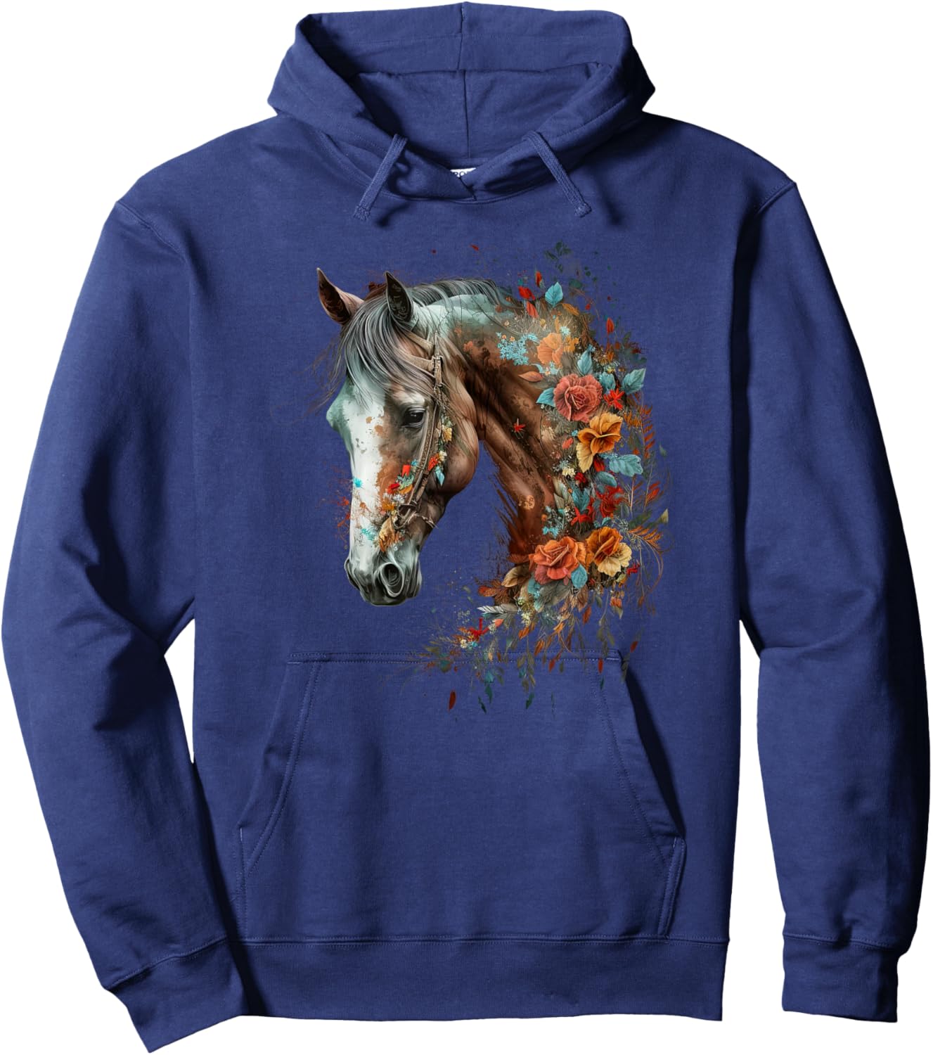 Horse Women kids Girls Riding Horse Lover Hoodie - Hoodie | Navy