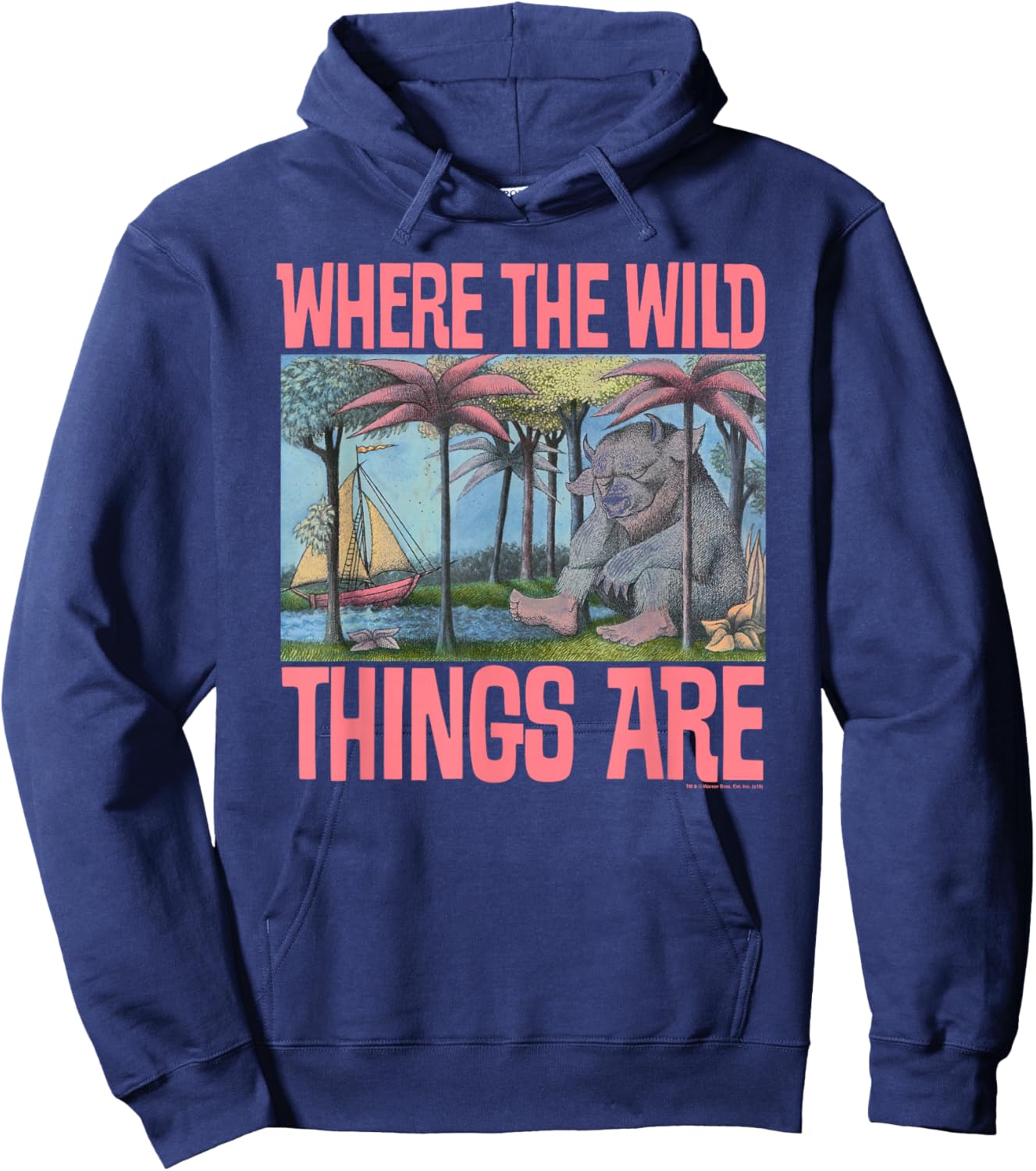 Where the Wild Things Are Cover Hoodie - Hoodie | Navy