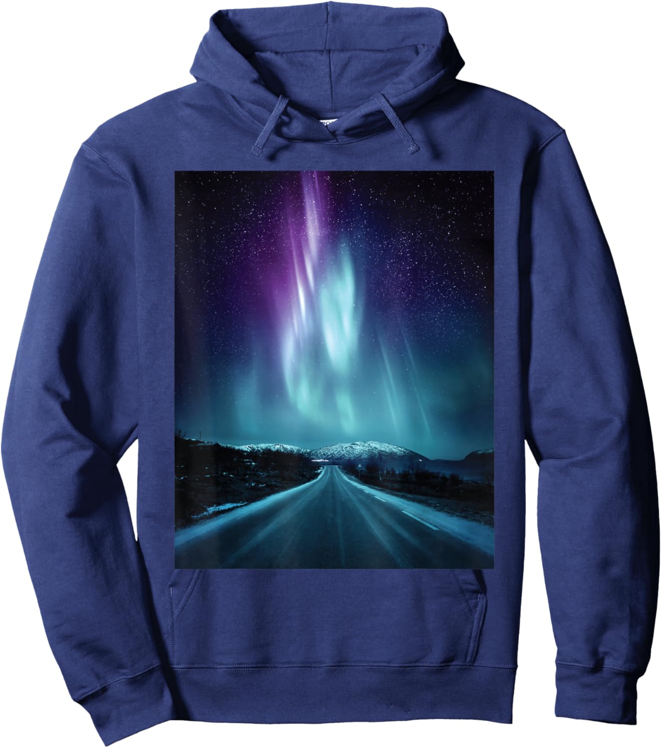 Polar Lights I Aurora Borealis Iceland Vacation Hoodie - Hoodie | Navy
