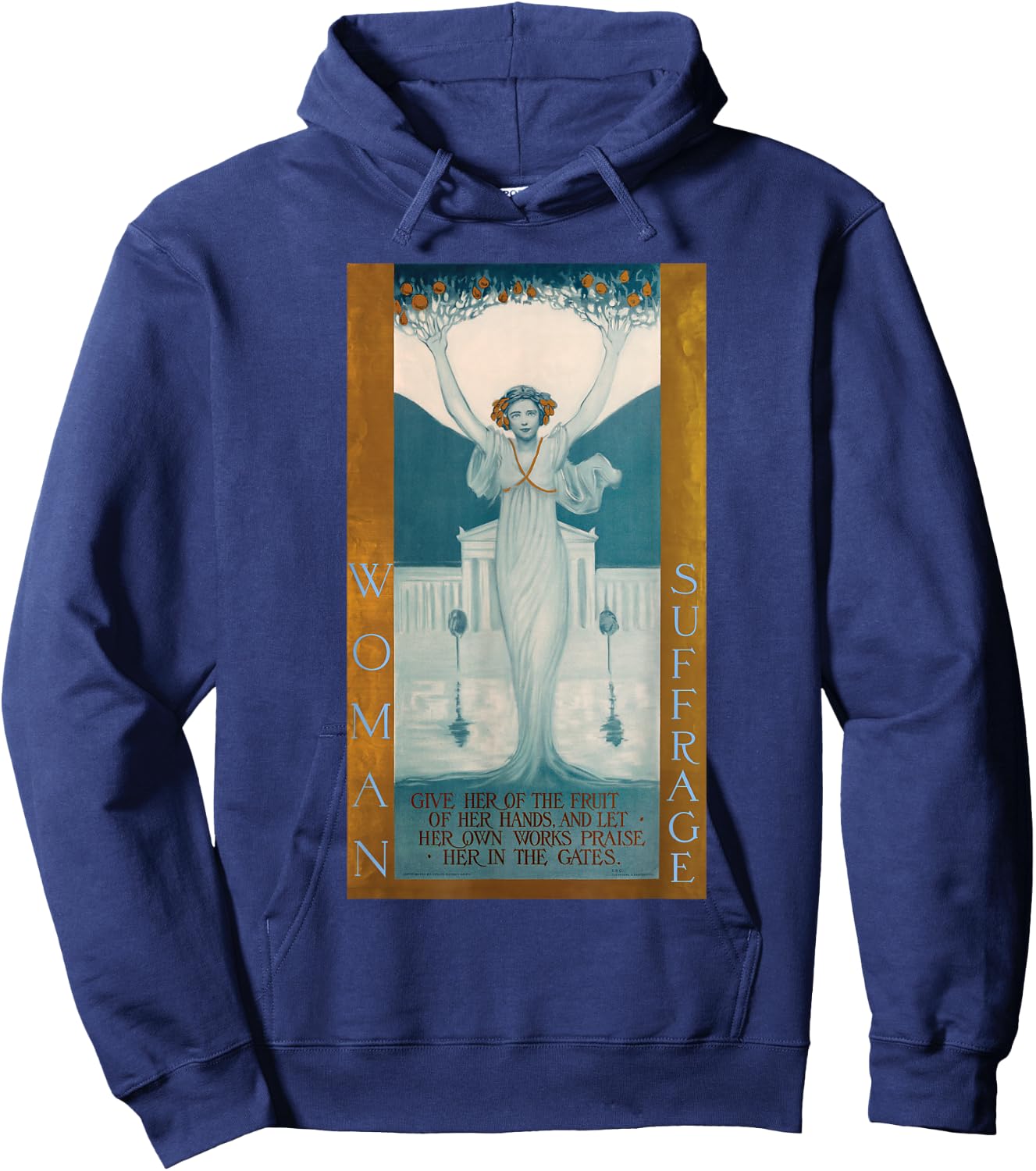 Retro Woman Suffrage 19th Amendment Hoodie - Hoodie | Navy