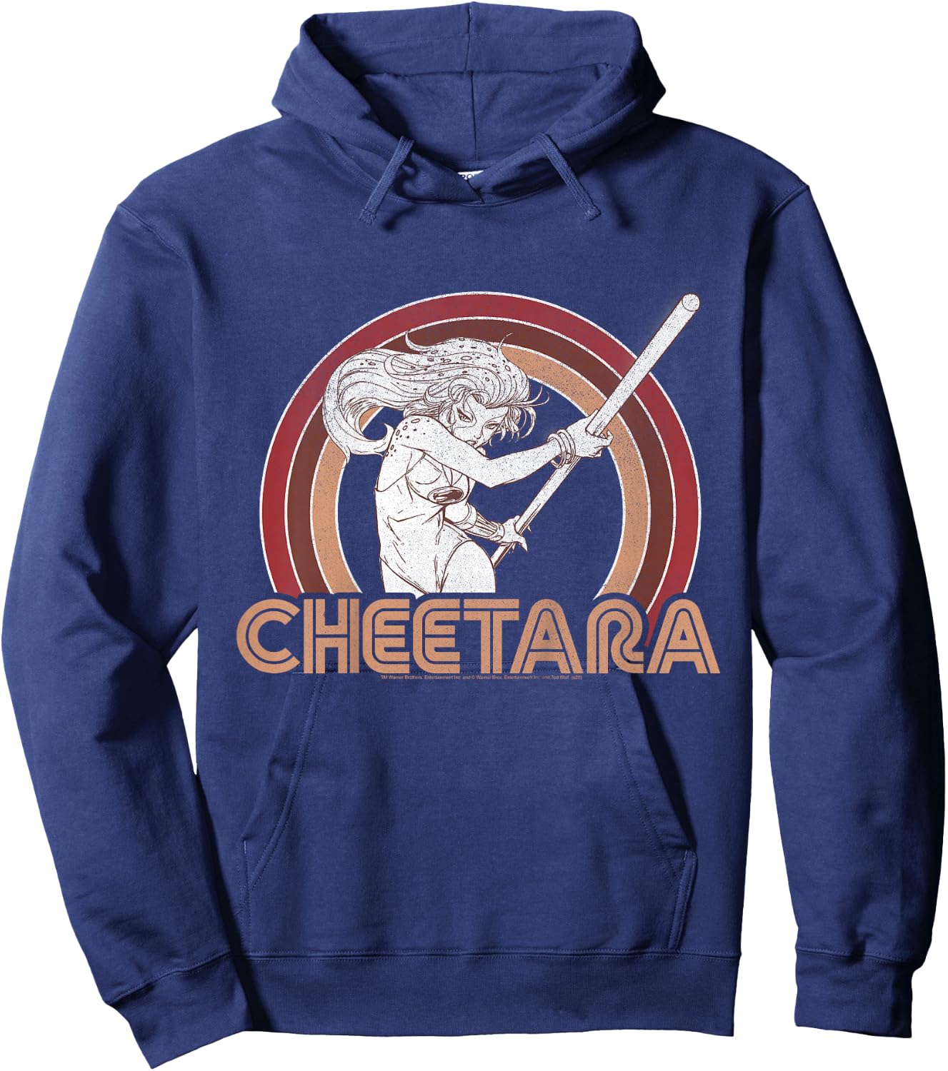Kids ThunderCats Cheetara Retro Rainbow Hoodie - Hoodie | Navy
