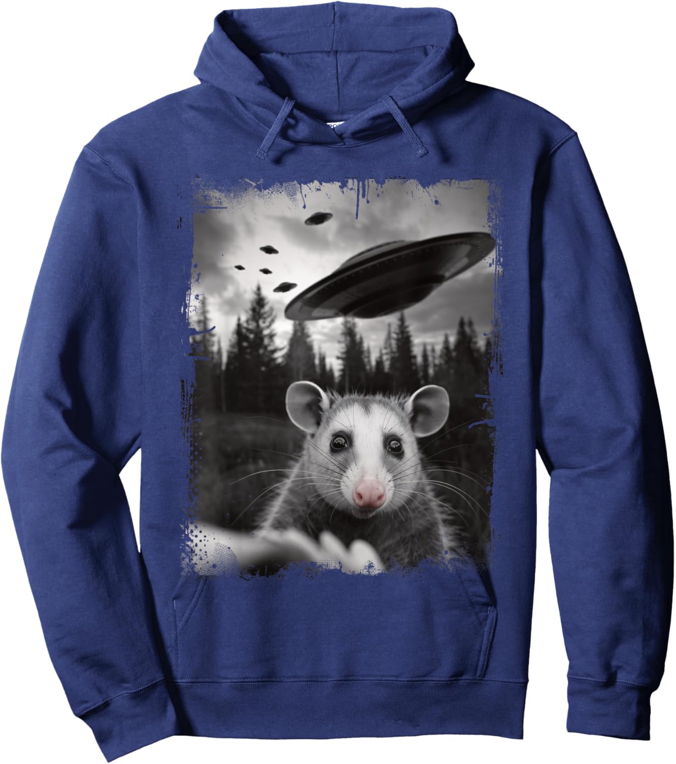 Drôle Opossum Bizarre Mème Hoodie - Hoodie | Navy