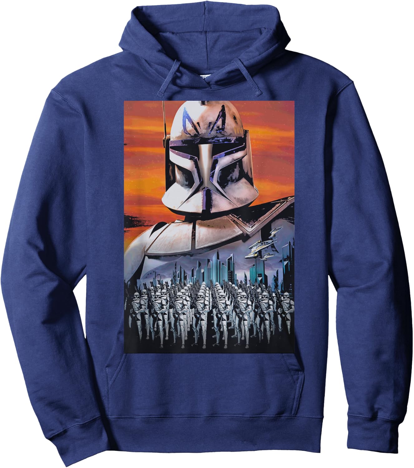 Star Wars Clone Wars Captain Rex Clone Troopers Hoodie - Hoodie | Navy