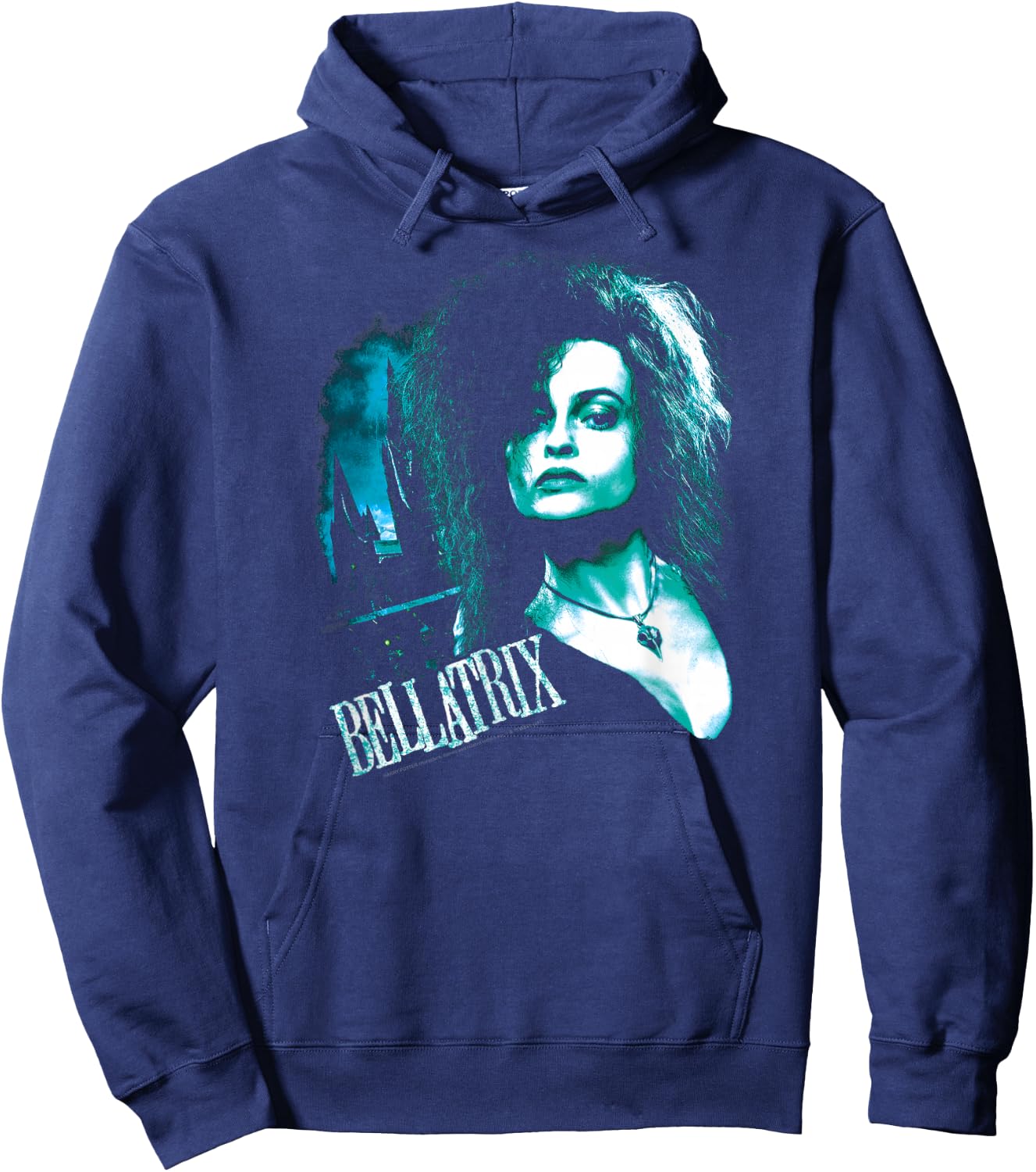 Harry Potter Bellatrix Closeup Hoodie - Hoodie | Navy