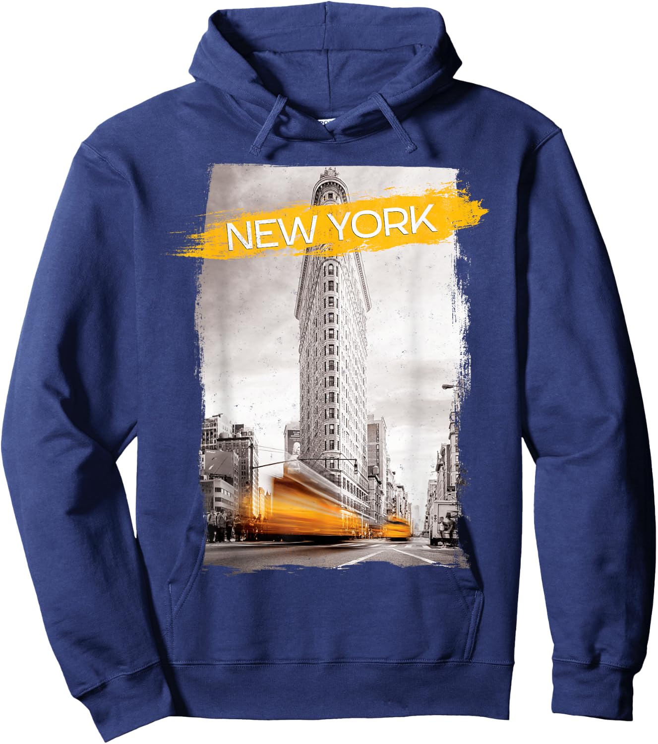 New York City, NYC Yellow Taxi Cab Classic Hoodie - Hoodie | Navy