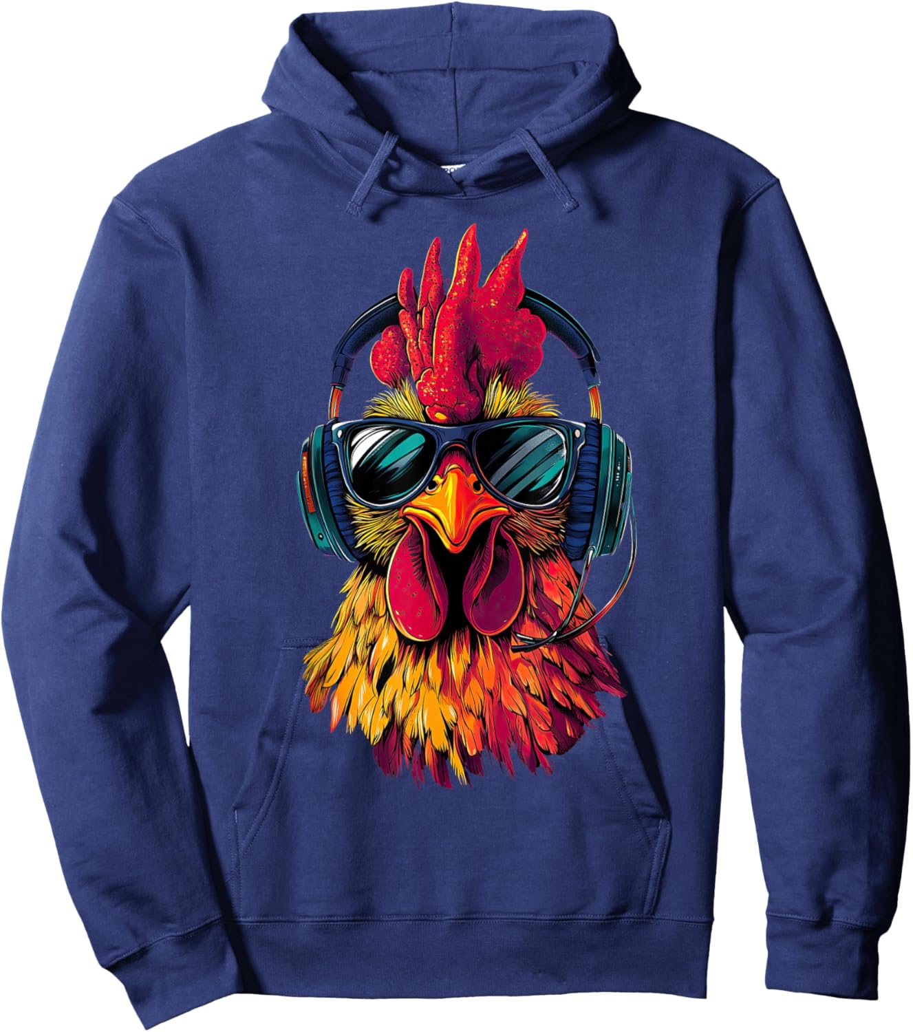 Funny Chicken cool Graffiti Urban art street Hoodie - Hoodie | Navy