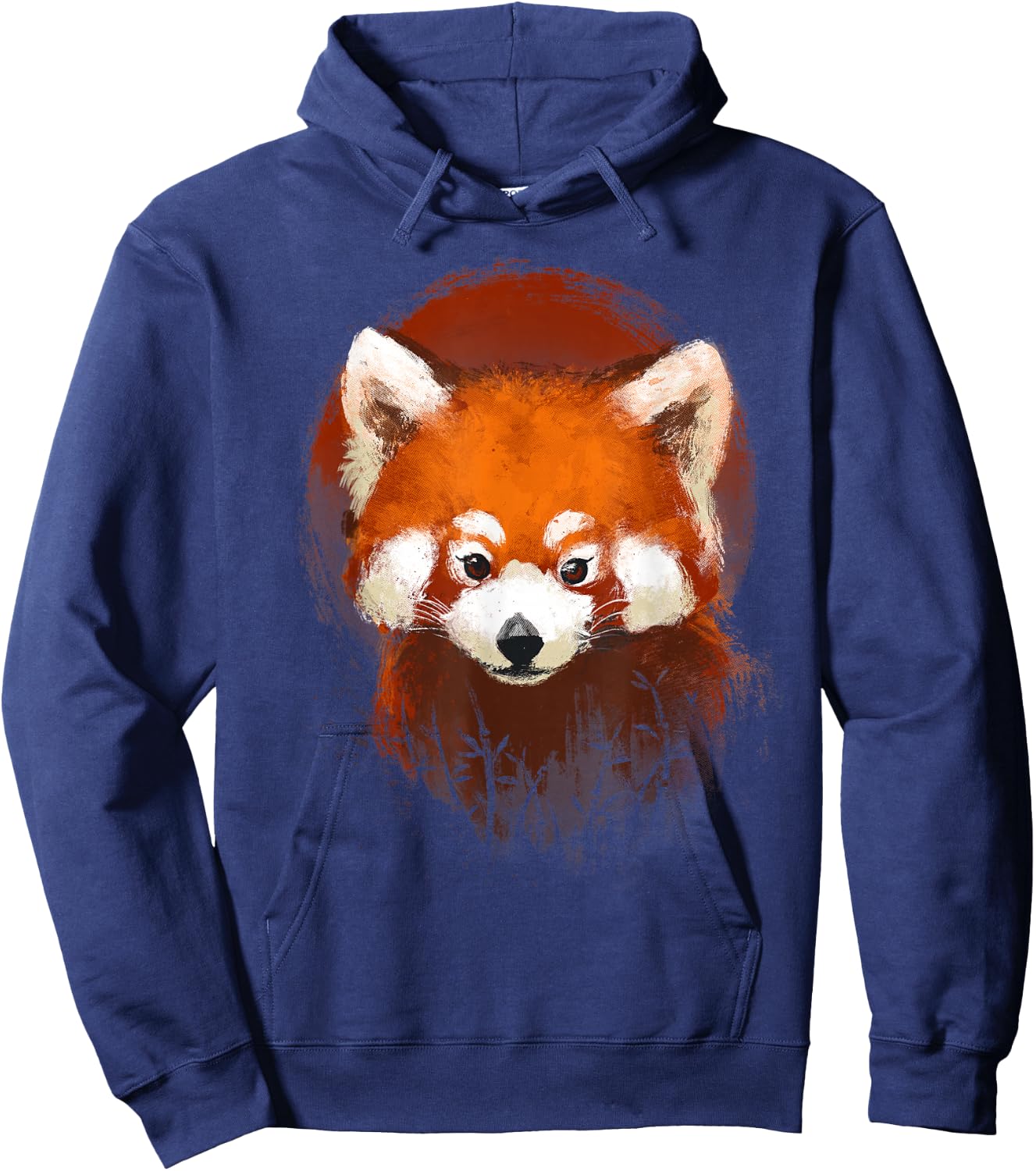 Cute Red Panda Sunset Hoodie - Hoodie | Navy