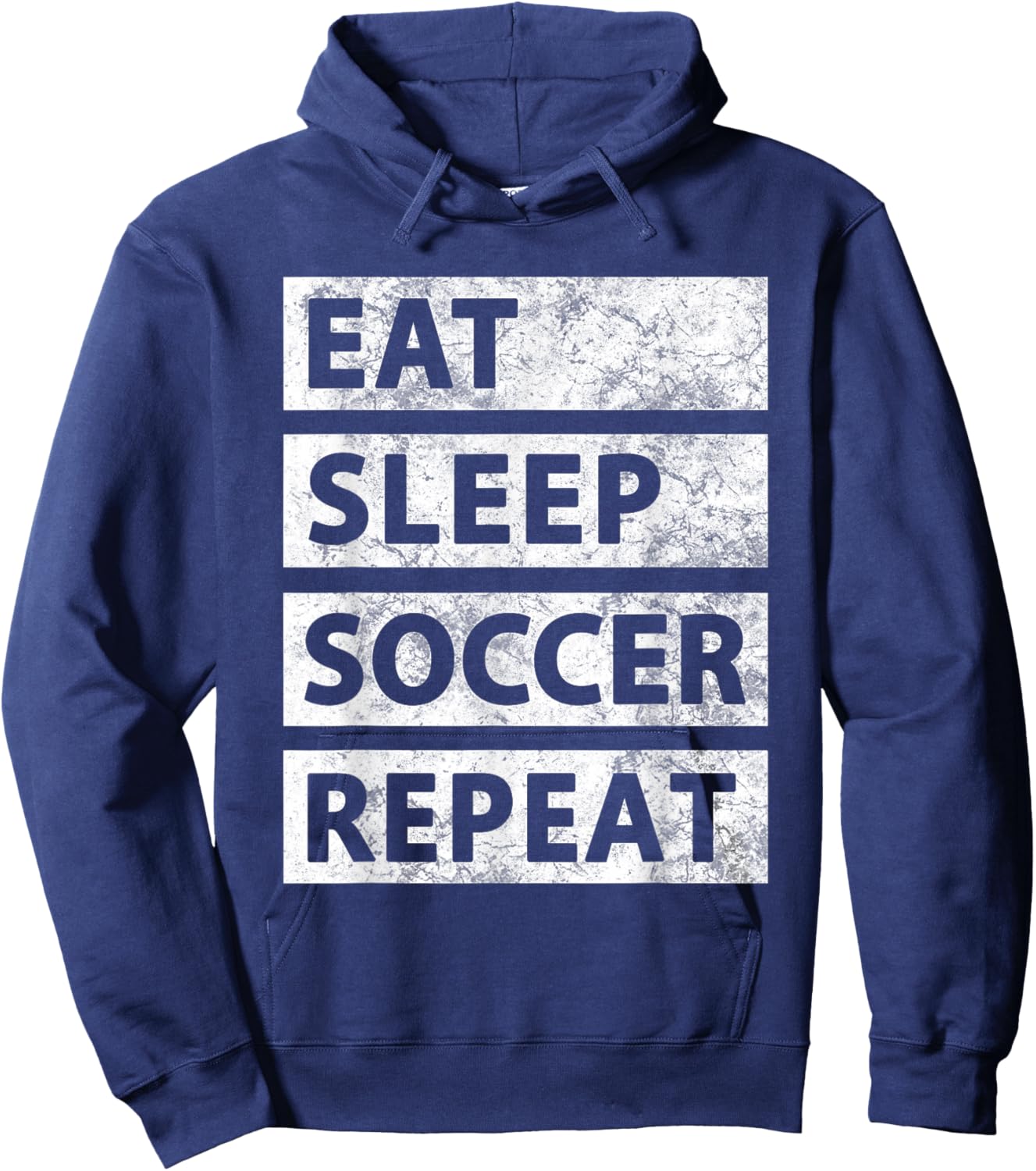 Soccer Player Eat Sleep Soccer Hoodie - Hoodie | Navy