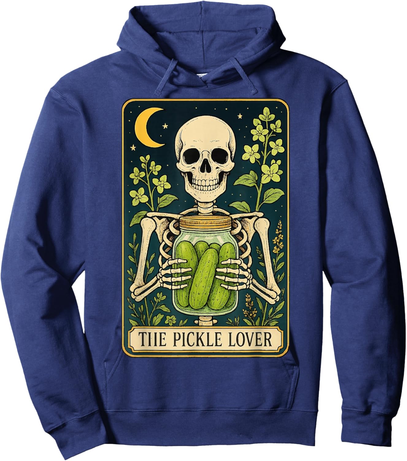 The Pickle Lover Tarot Card Hoodie - Hoodie | Navy