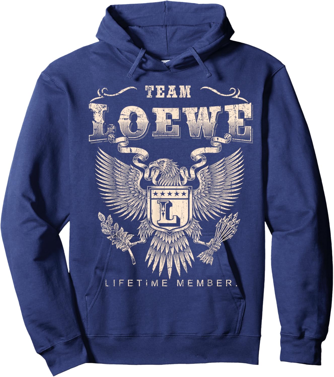 Team Loewe Lifetime Member - Loewe Name Hoodie - Hoodie | Navy