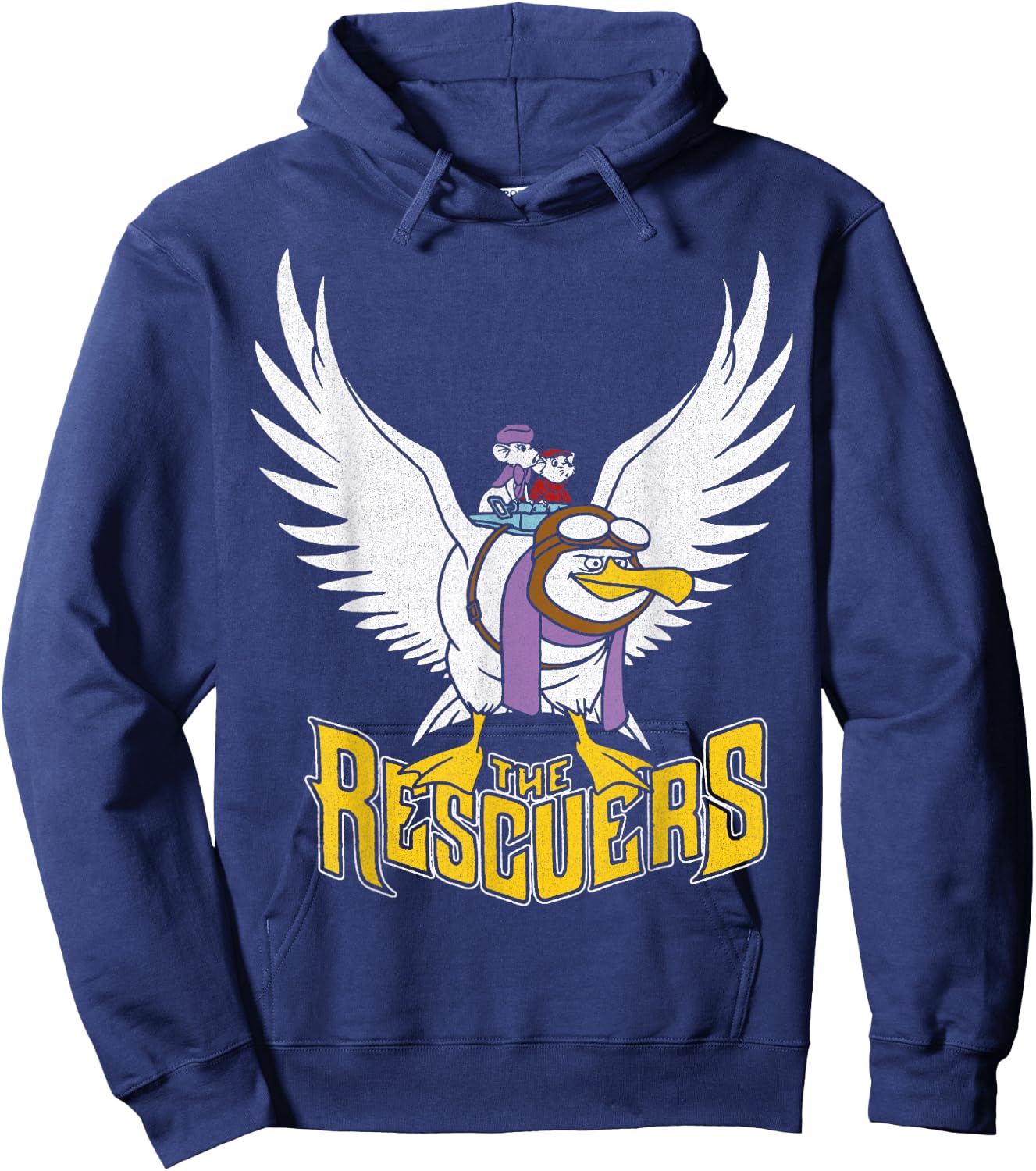 Disney Rescuers Orville Flight Logo Graphic Hoodie - Hoodie | Navy