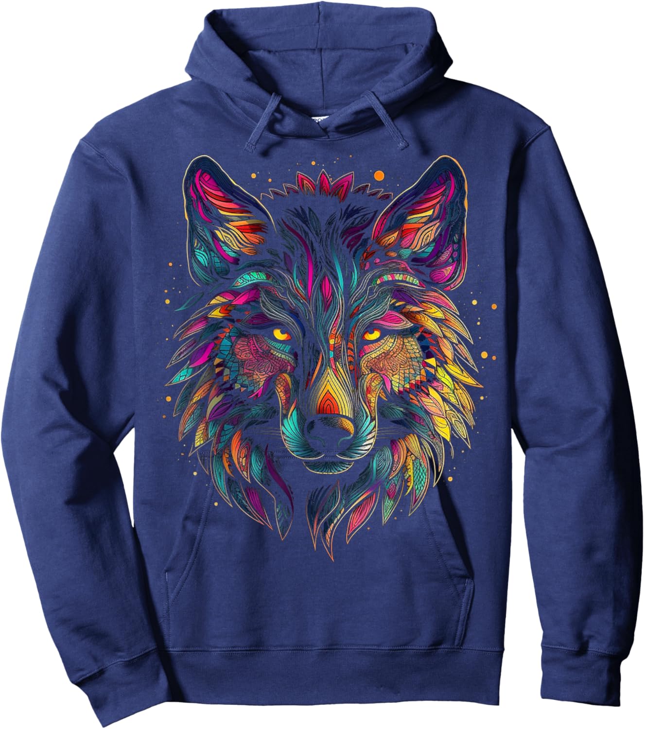 Wolf Art - Animal Lovers Animal W Hoodie - Hoodie | Navy